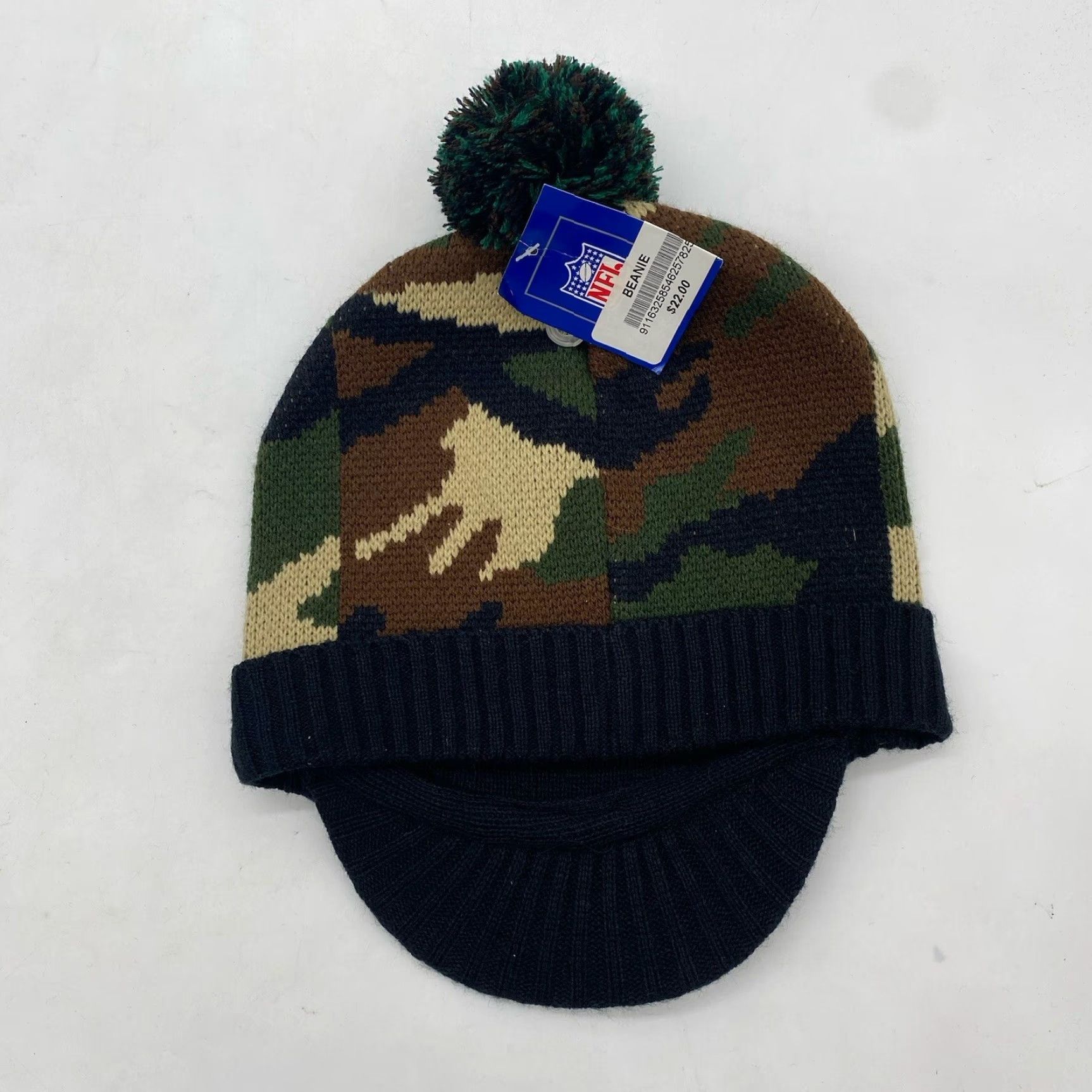 Reebok Reebok New England Patriots Camouflage Beanie Hat One Size OSFA Unisex Sports Outdoor Size ONE SIZE - 2 Thumbnail