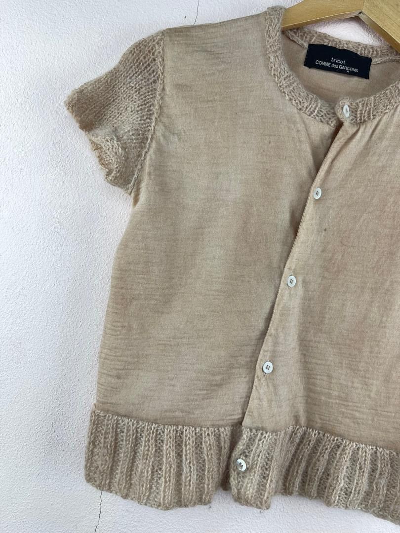 Tricot Comme des Garcons AD1999 Rei Kawakubo Wool Knit Top Size XS / US 0-2 / IT 36-38 - 5 Thumbnail