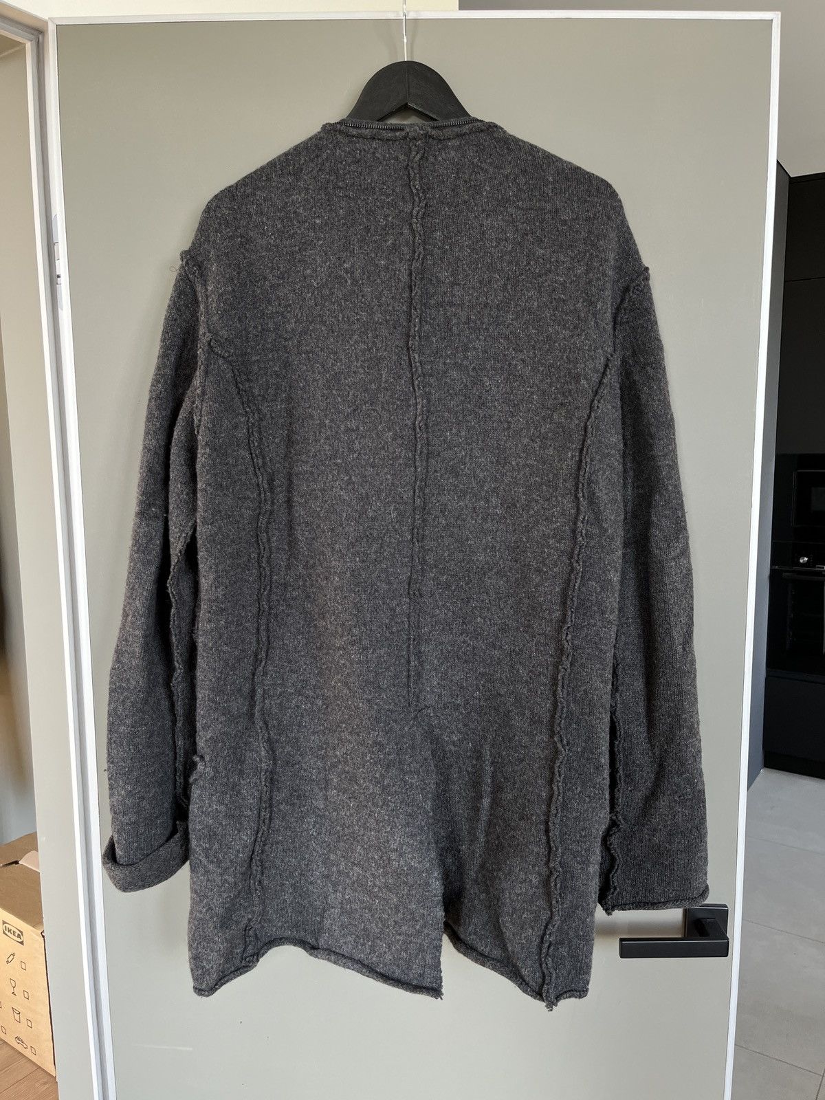 Other Milieu Norwegian Avant Garde Heavy Deconstructed Wool Coat Size US L / EU 52-54 / 3 - 10 Thumbnail