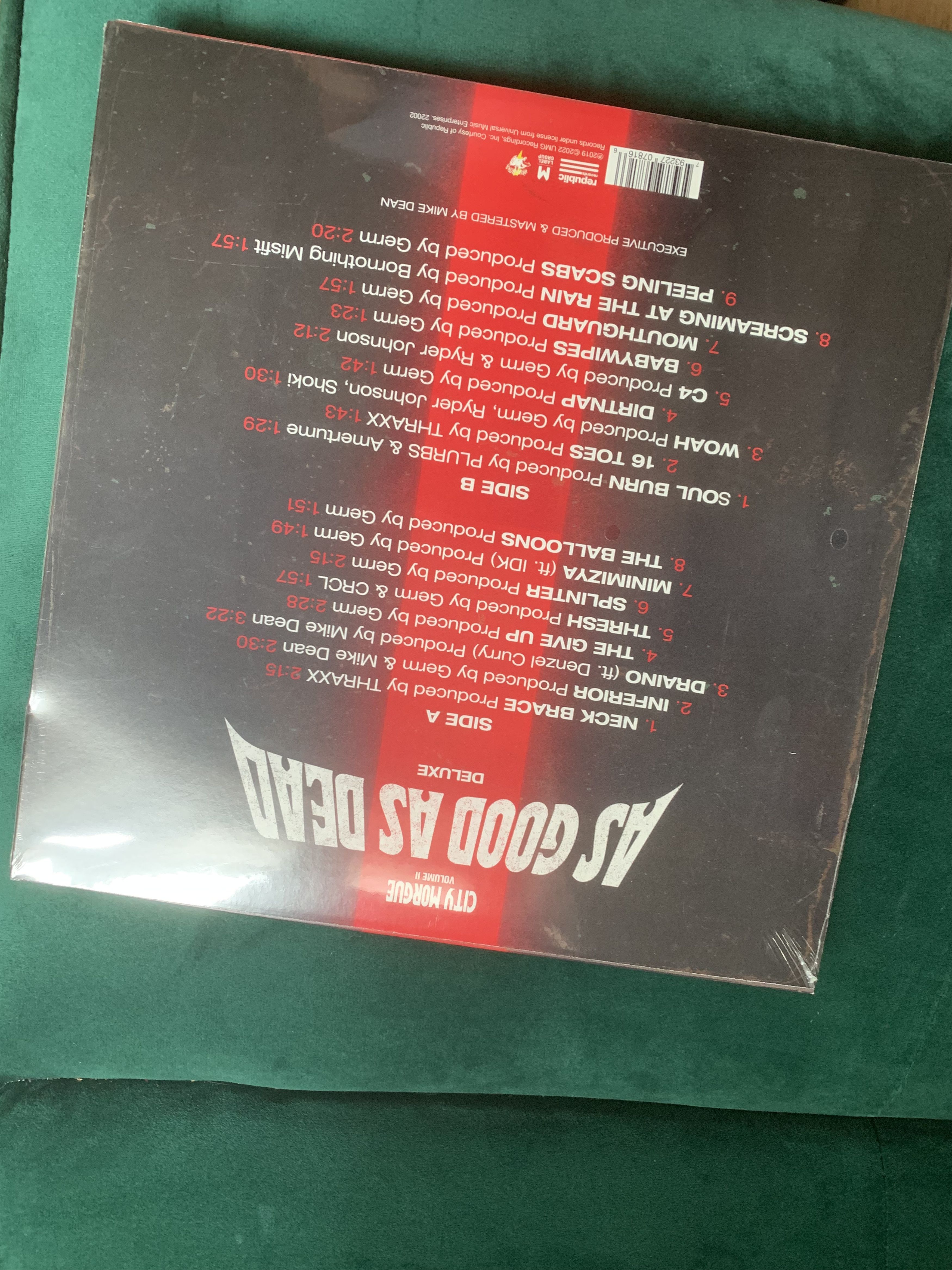 City Morgue Only 500 made City morgue as good as dead vol.2 vinyl album Size ONE SIZE - 3 Thumbnail