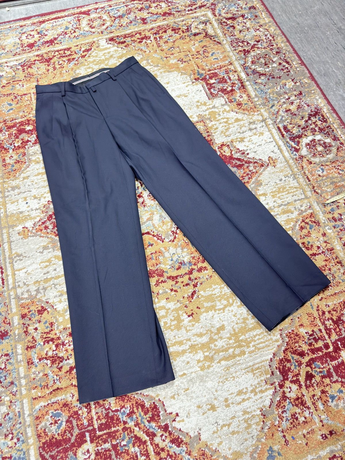 Other 1980s Wool Suit Pants Baggy Trousers Blend Balenciaga Rick Size US 30 / EU 46 - 1 Thumbnail