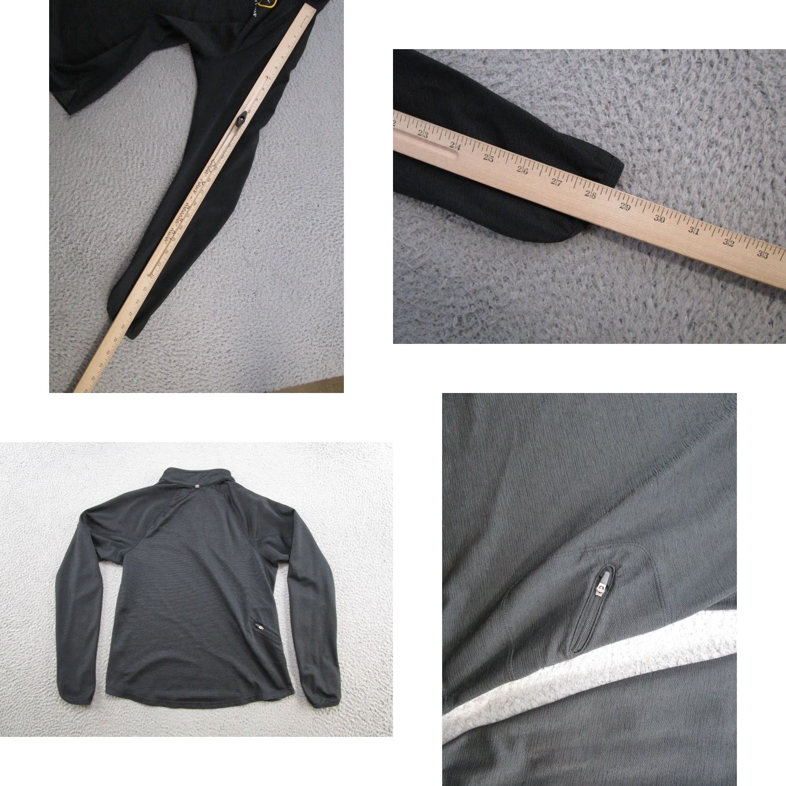 Nike Nike Womens M Black Live Strong 1/4 Zip Pullover Lance Armstrong Y2K Cycling Shirt Pullover Mens Womens No? Size M / US 6-8 / IT 42-44 - 8 Thumbnail
