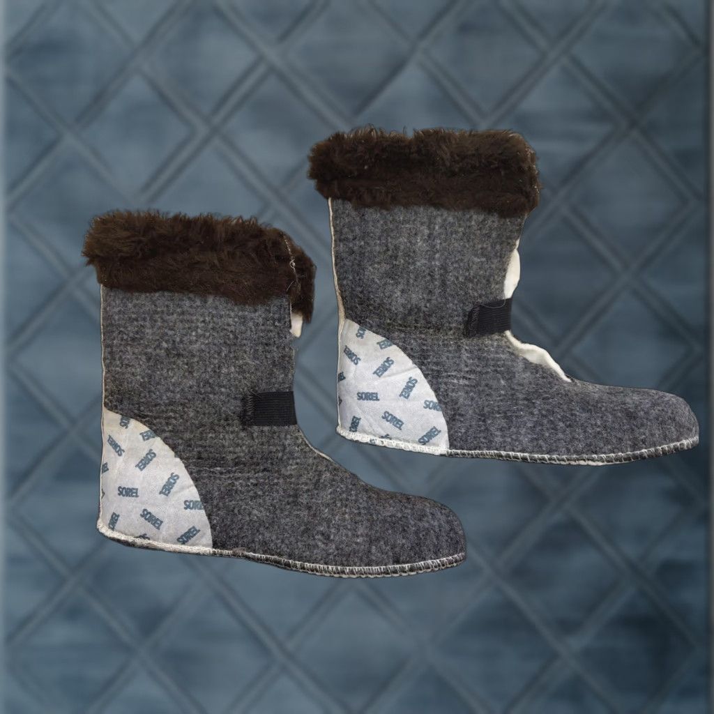 SOREL Sorel Mens 6 37.5 Gray Felt Replacement Liners for Snow Boots Mid-Calf Insulated Lined Winter Casual Canada Size US 6 / EU 39 - 1 Thumbnail