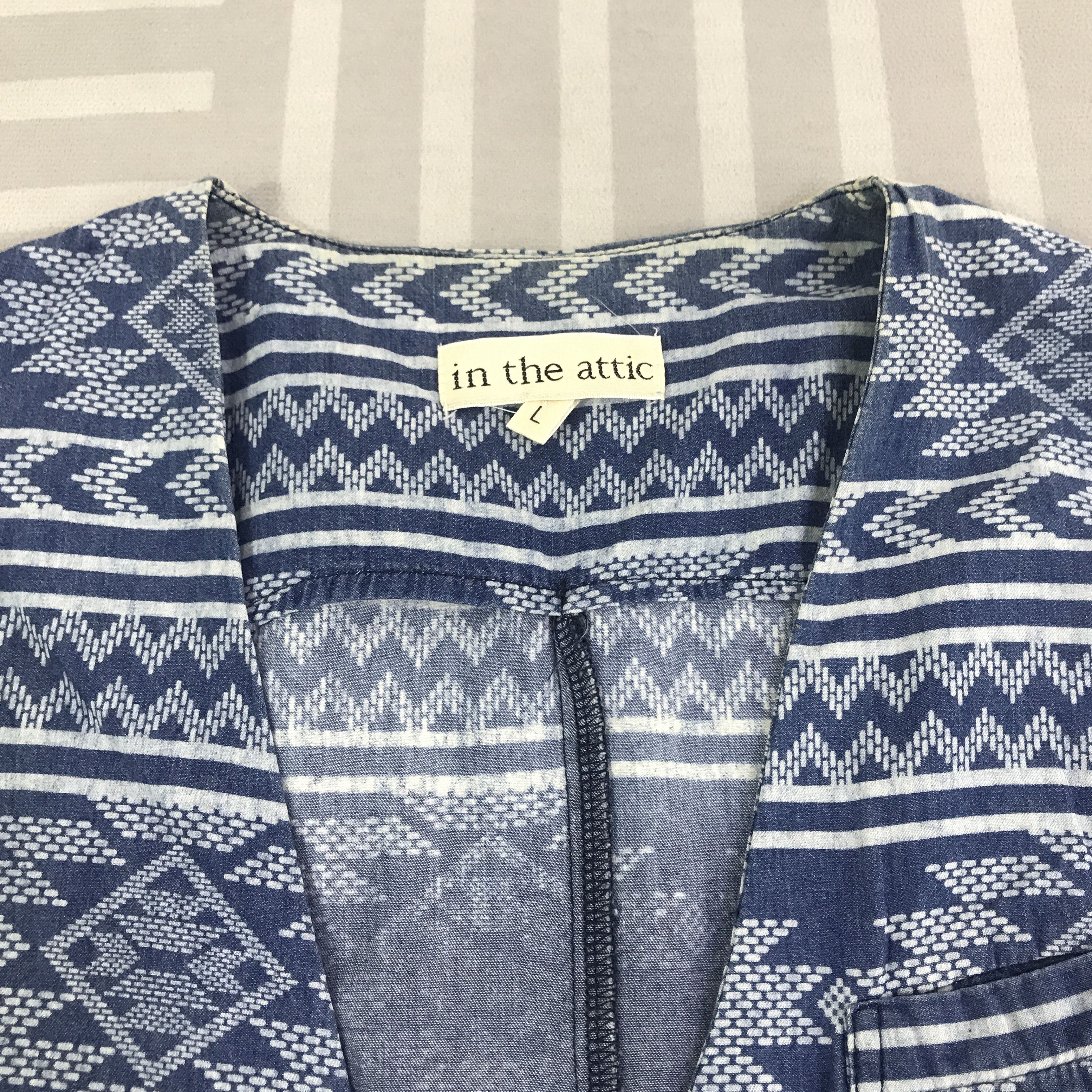 In The Attic Vintage In The Attic faded style Vest K107B24 Size US L / EU 52-54 / 3 - 5 Thumbnail