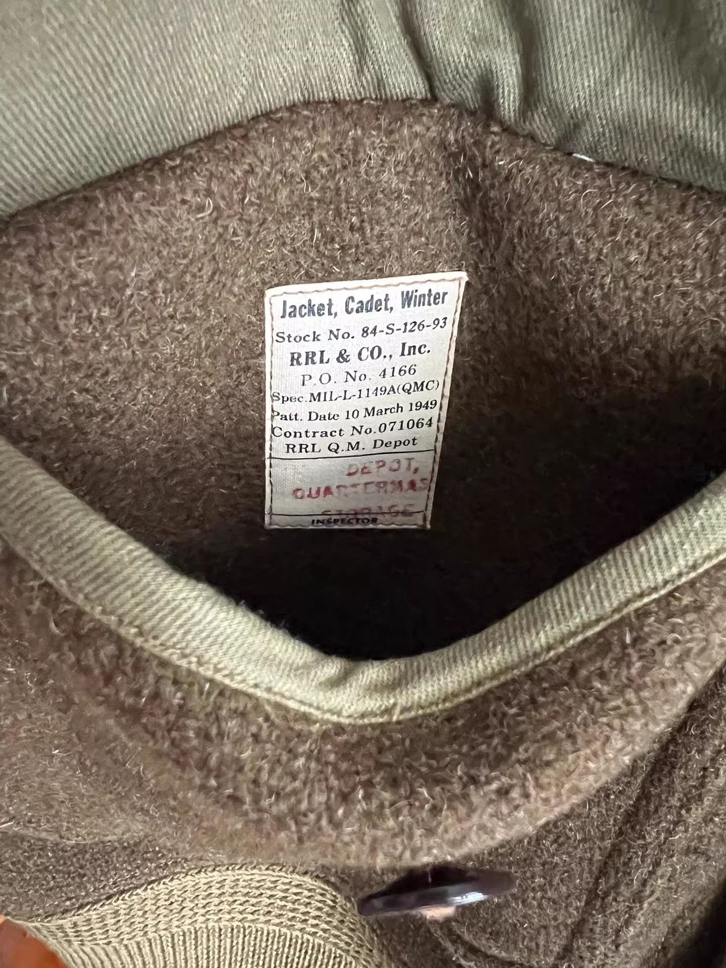 RRL Ralph Lauren RRL Double RL Wool Leather Sleeve Jacket Size US M / EU 48-50 / 2 - 7 Thumbnail