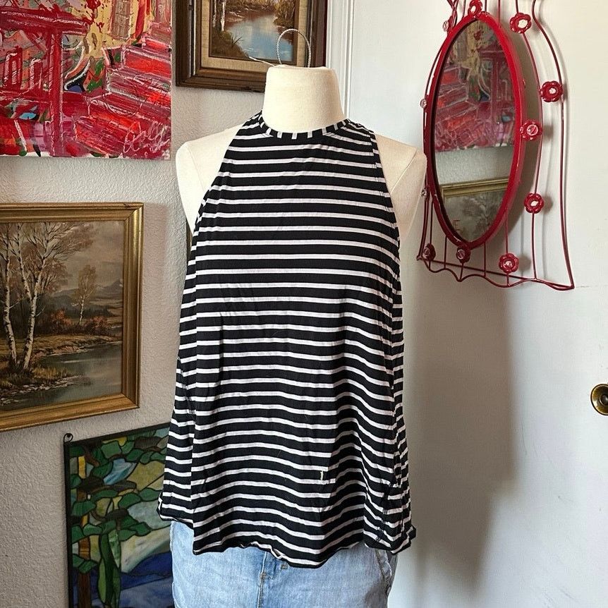 Lululemon lululemon black white striped tank top Size M / US 6-8 / IT 42-44 - 1 Thumbnail
