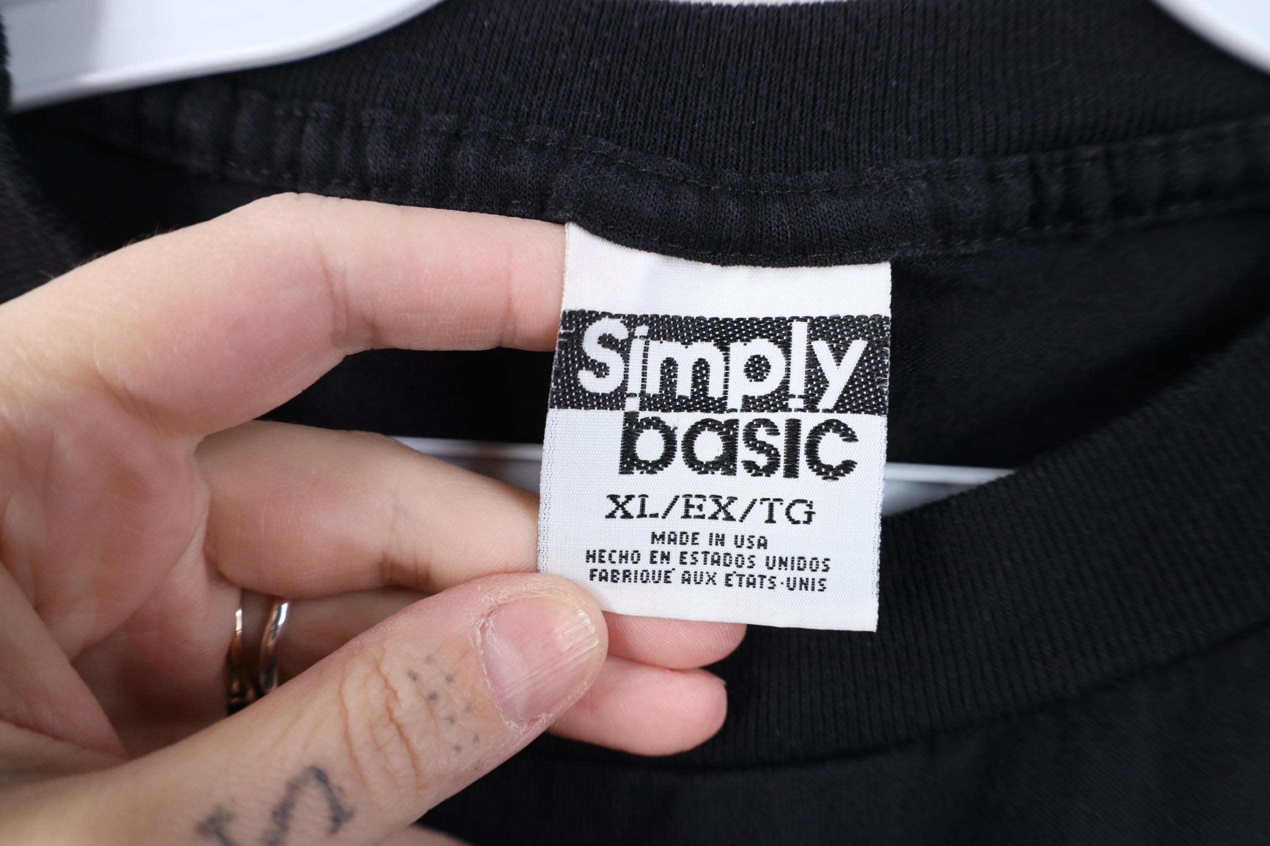 Vintage Vintage 90s Streetwear Pocket Short Sleeve T-Shirt Black USA Size XL / US 12-14 / IT 48-50 - 7 Thumbnail