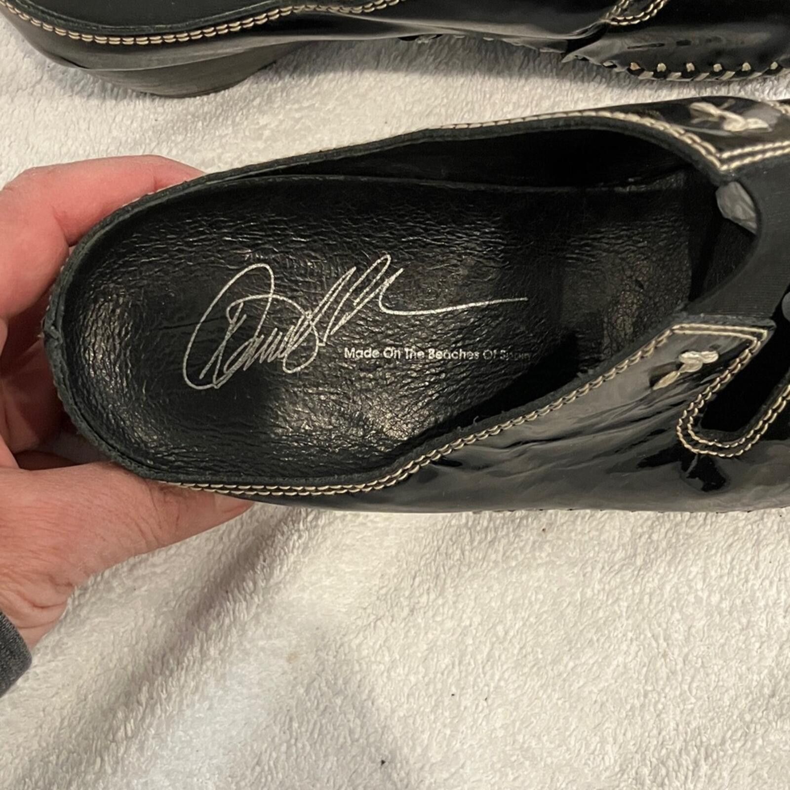 Other Donald J. Pliner Black Patent Leather Flats Size US 8 / IT 38 - 3 Thumbnail