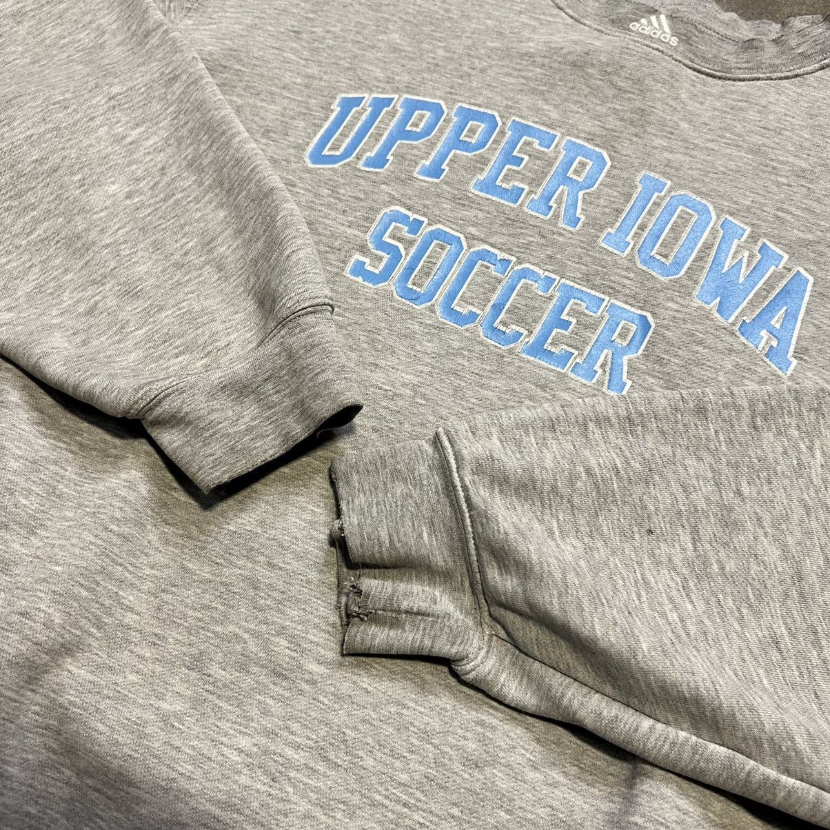 Adidas × Vintage Vintage Adidas Team Upper Iowa Soccer Crewneck Sweatshirt Size US XL / EU 56 / 4 - 6 Thumbnail
