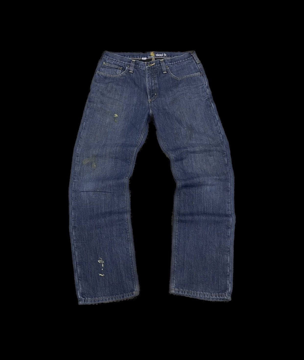 Carhartt Sick☠️ Carhartt Paint Splatter Jeans Workwear Winter 90s Size US 34 / EU 50 - 1 Thumbnail