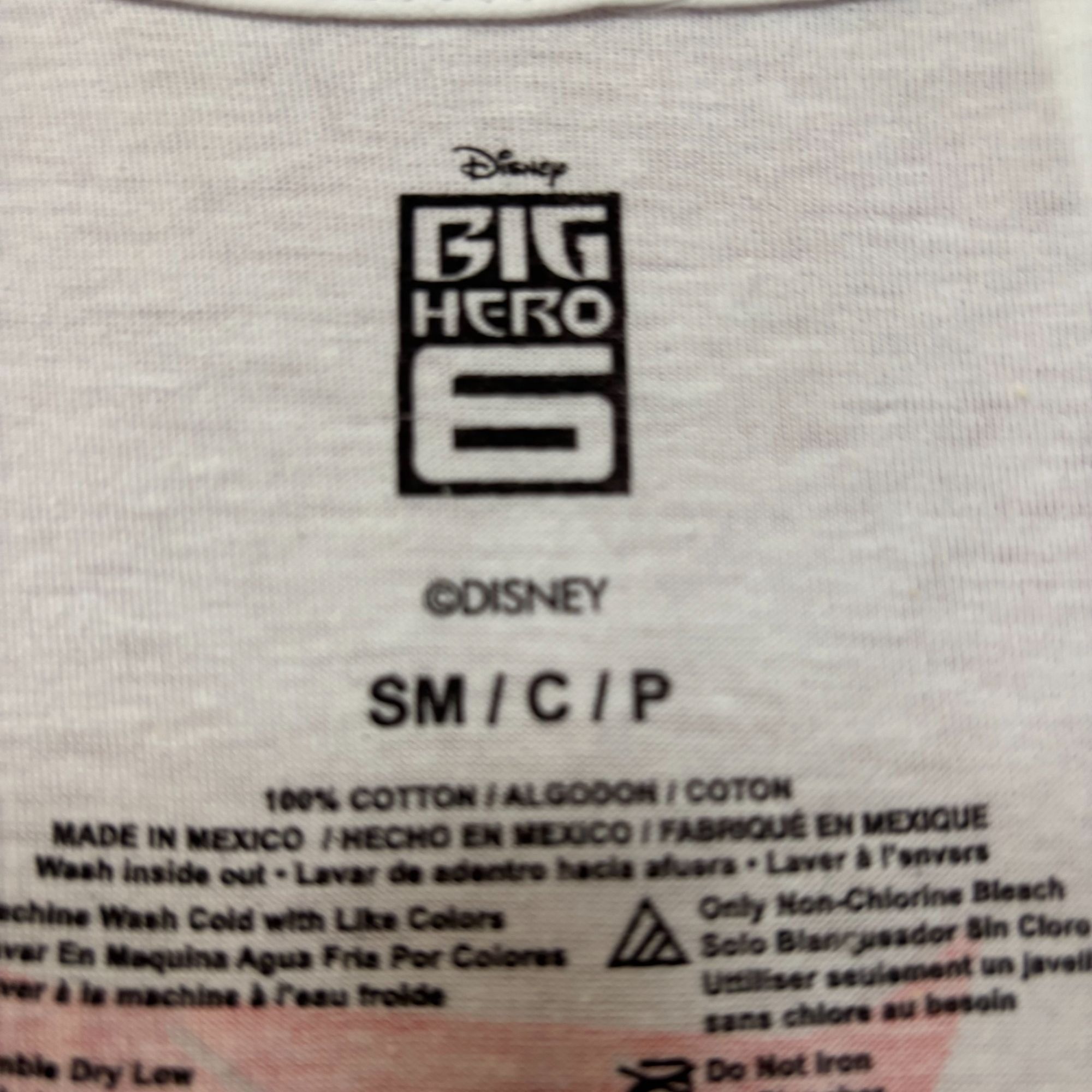 Disney Disney Big Hero 6 Graphic Design Long Sleeve T-Shirt SM Size US M / EU 48-50 / 2 - 4 Thumbnail