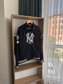 New York Yankees Baseball Bomber Jacket - White - S – Headlock