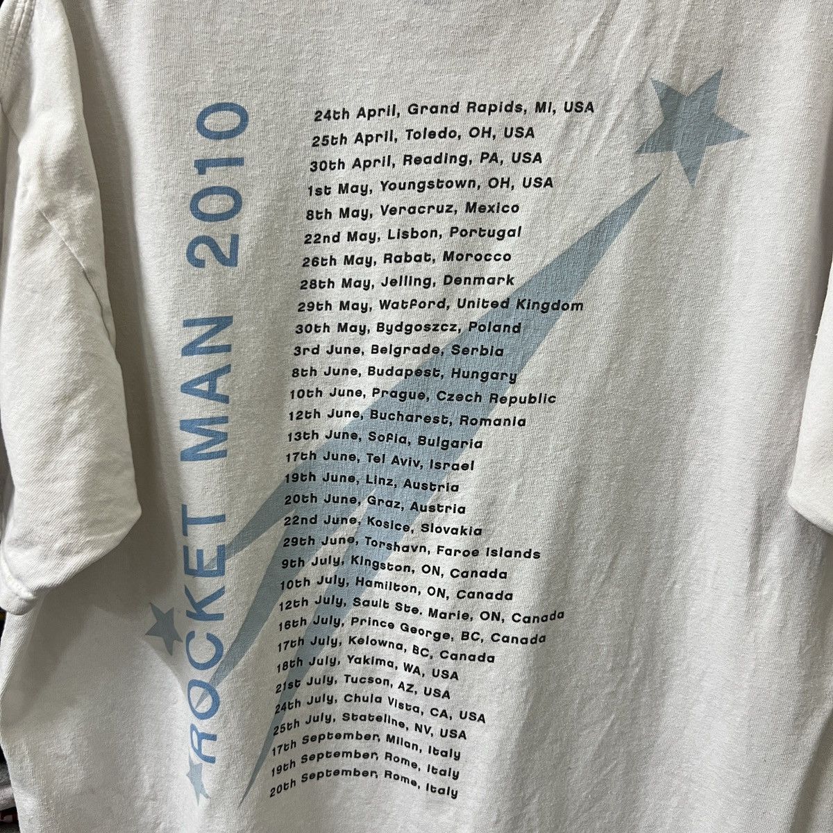 Band Tees × Vintage VTG ELTON JOHN ROCKETMAN Size US XL / EU 56 / 4 - 8 Thumbnail