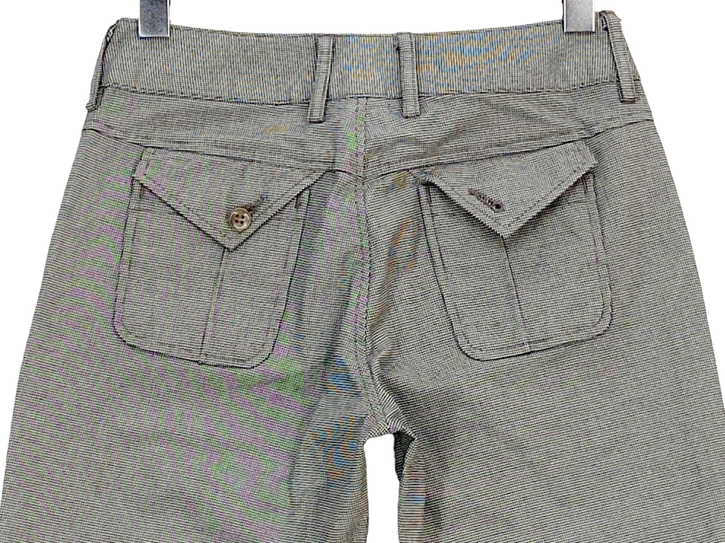 Japanese Brand Et Boite Japanese Brand Checkered Pattern Boot Cut Jeans Size US 27 - 5 Thumbnail
