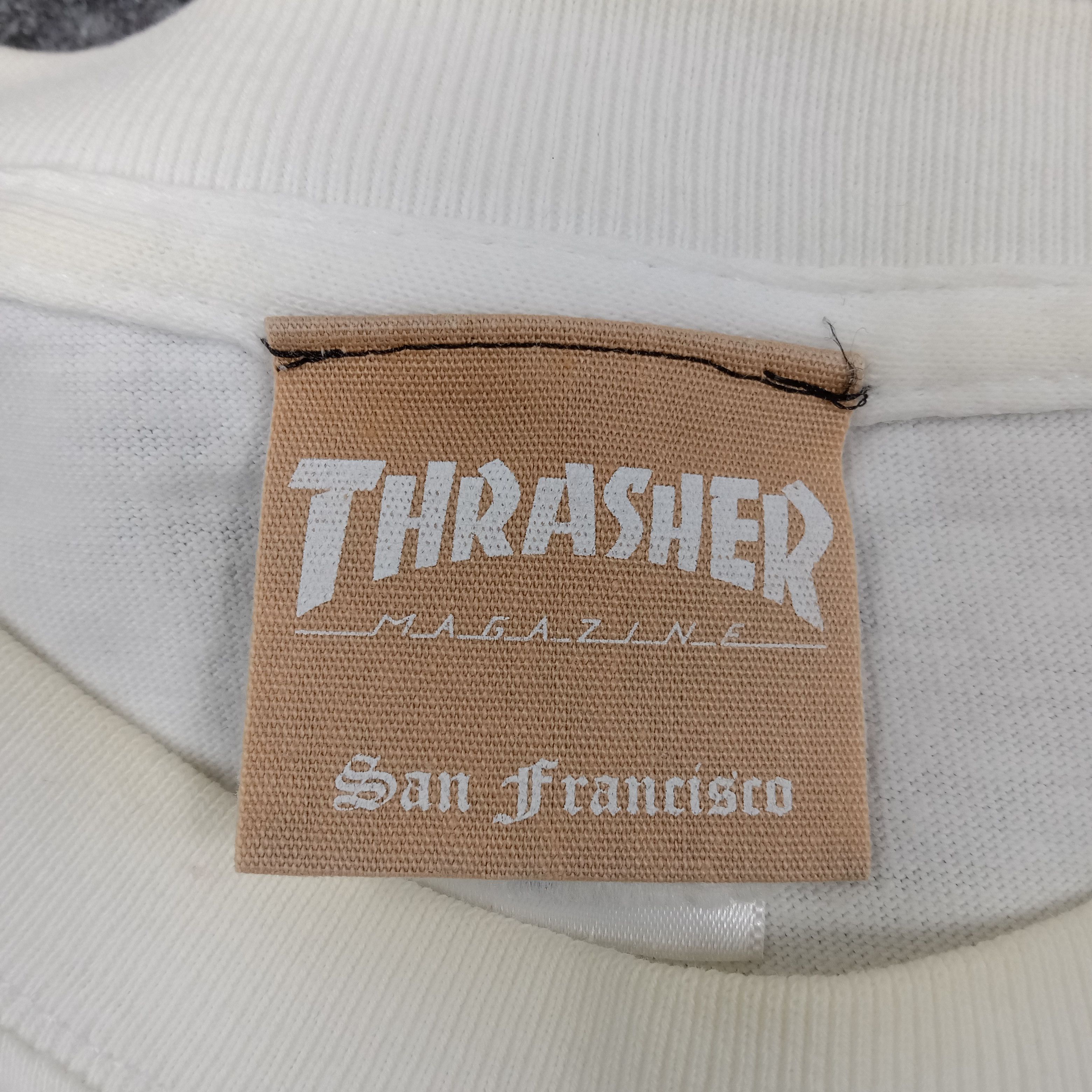 Thrasher × Vintage Vintage Thrasher America Skate Style Tshirt Size US L / EU 52-54 / 3 - 3 Thumbnail