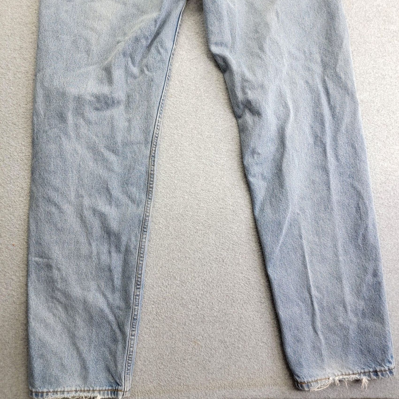 Vintage Rockies Jeans Womens 15 Extra Long Light Wash Relaxed Fit 100% Cotton Denim Blue Jeans Size 36" / US 14 / IT 50 - 6 Thumbnail