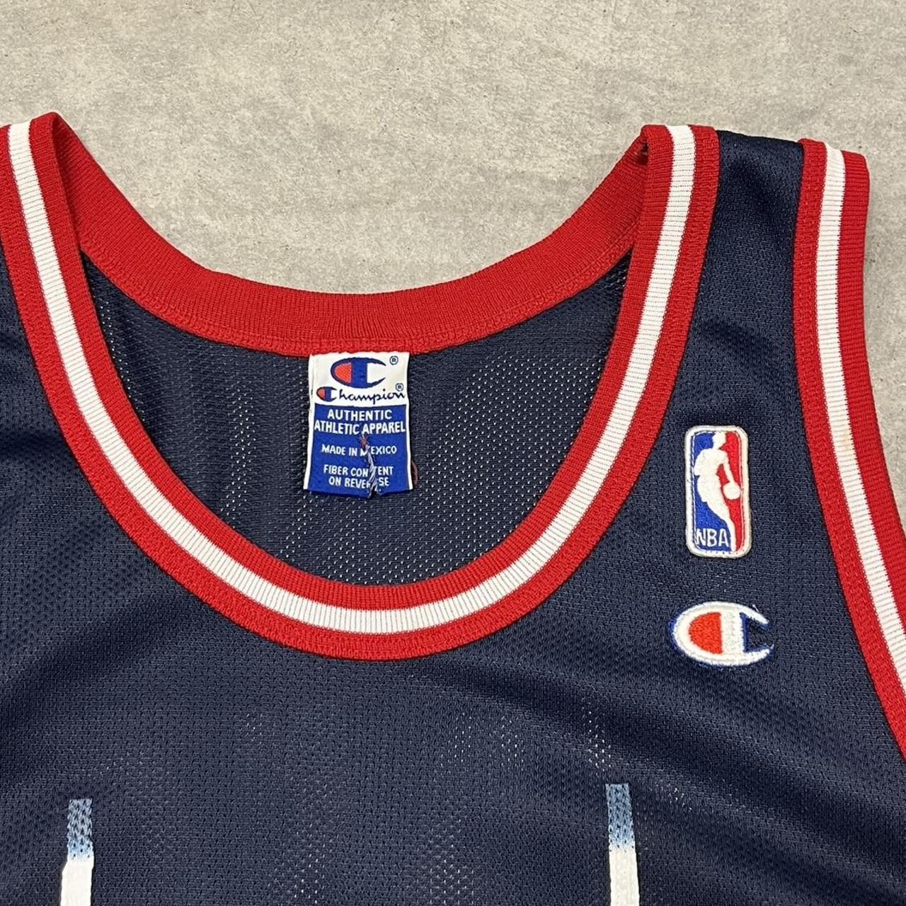 Champion × Eric Emanuel × Vintage Very Rare Eric Emanuel Steve Francis Houston Rockets Jersey Size US XL / EU 56 / 4 - 4 Thumbnail