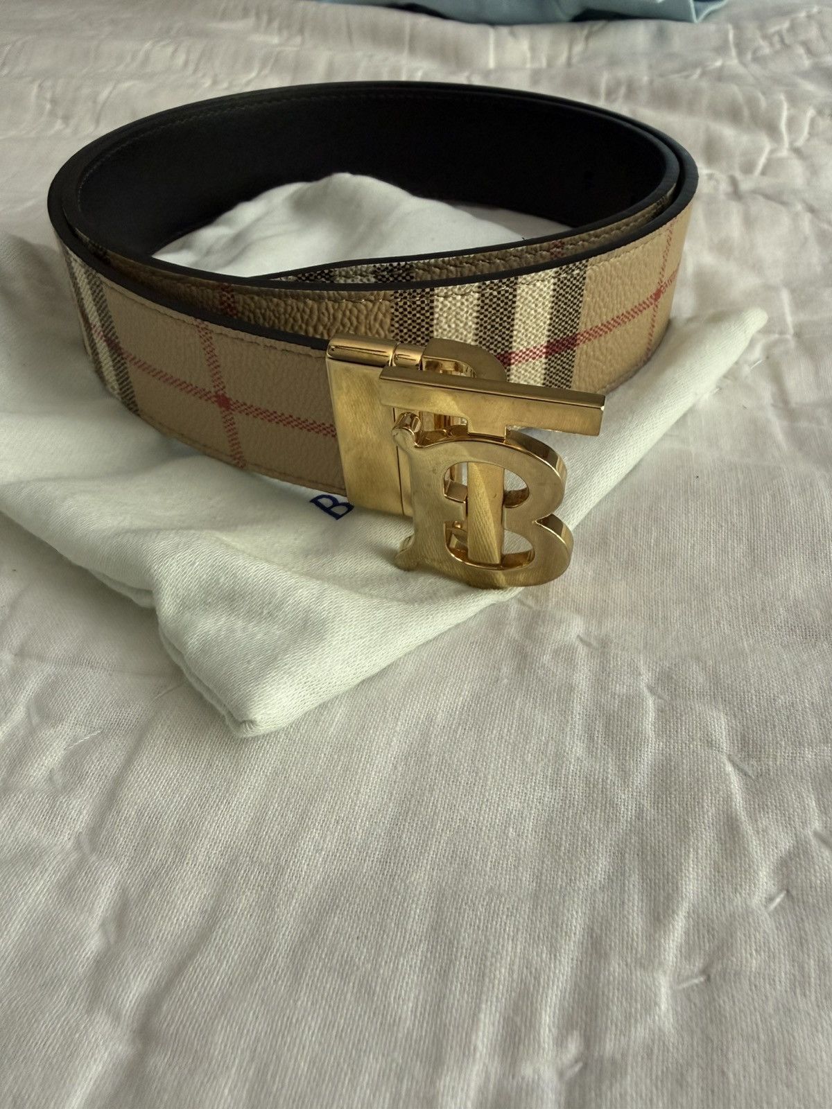 Burberry Burberry reversible belt Size 32 - 1 Thumbnail