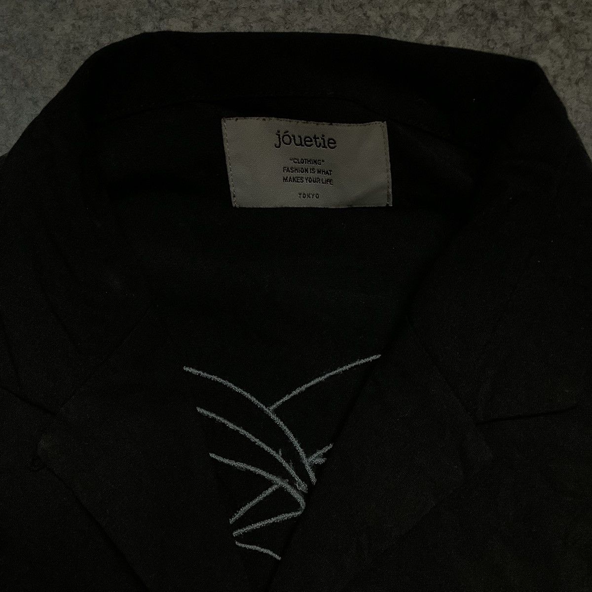 Anime × Cartoon Network × Vintage Jouetie Evangelion Black Shirt Y2K Style Size US M / EU 48-50 / 2 - 5 Thumbnail