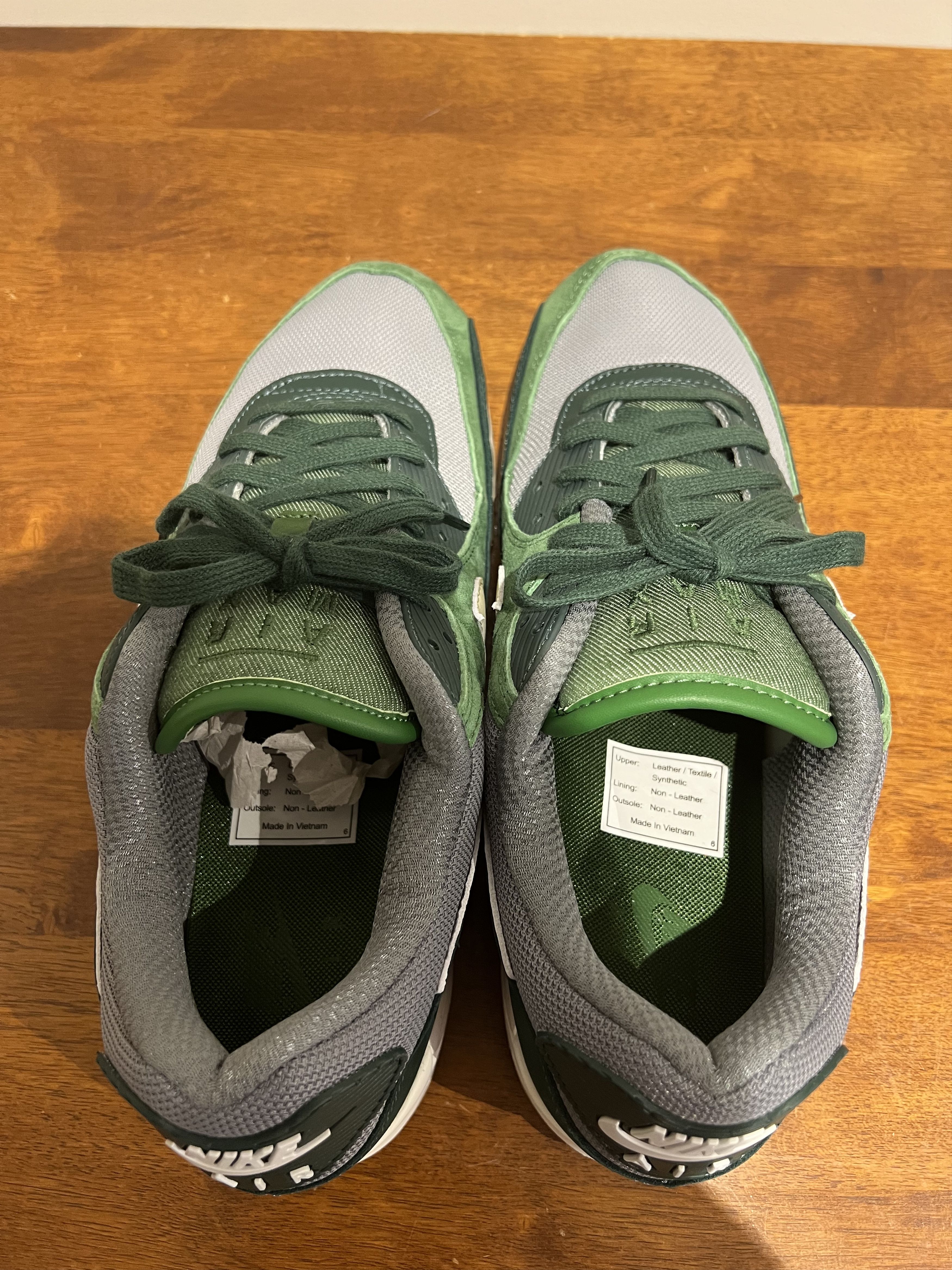 Nike 💚 2022 Nike Air Max 90 PRM Pro Green/Pale Ivory US 13 NEW Size US 13 / EU 46 - 15 Thumbnail