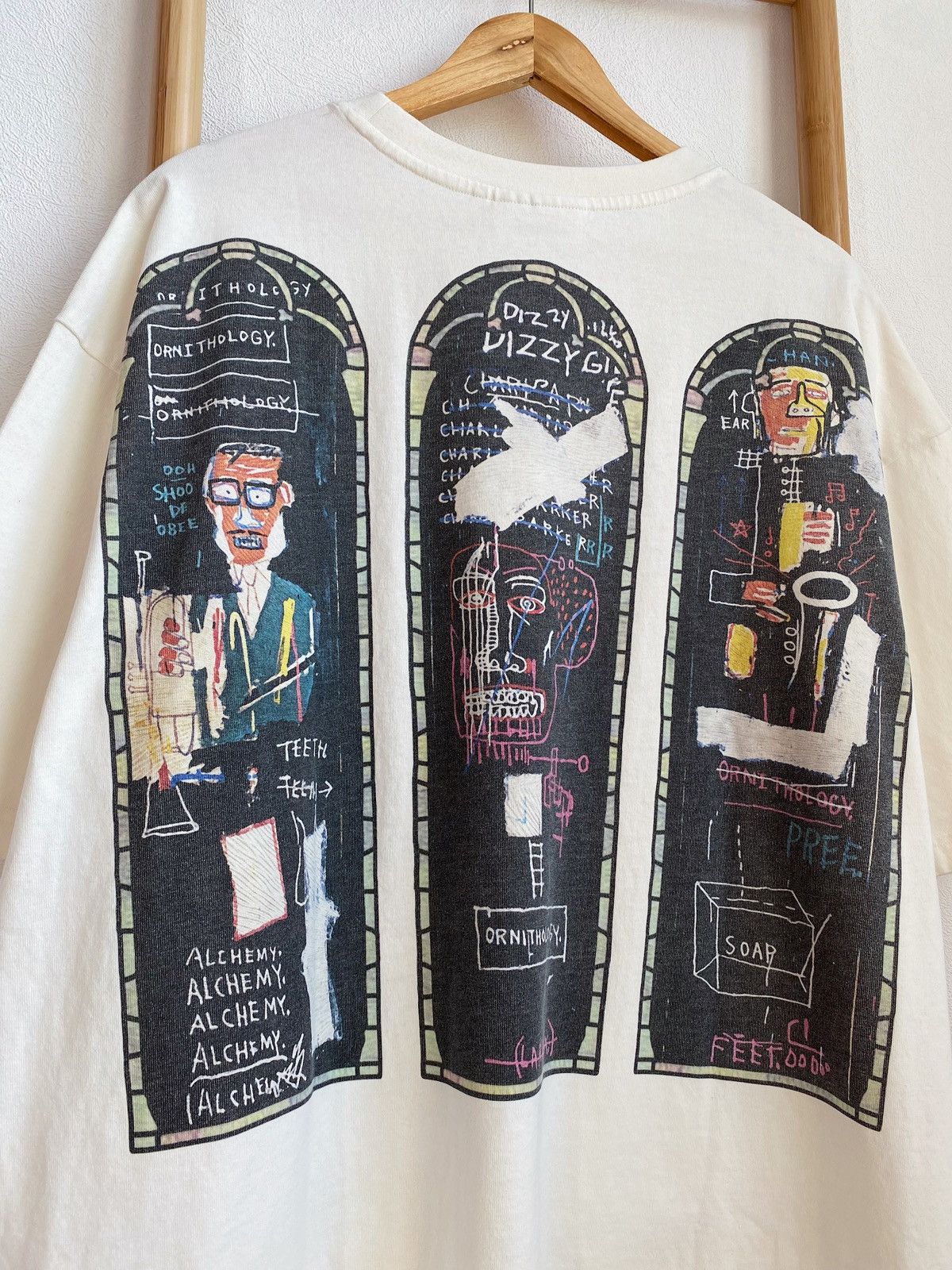 H&M × Jean-Michel Basquiat × Who Decides War WHO DECIDES WAR x BASQUIAT x H&M RELAXED FIT COTTON T-SHIRT Size US XXL / EU 58 / 5 - 6 Thumbnail