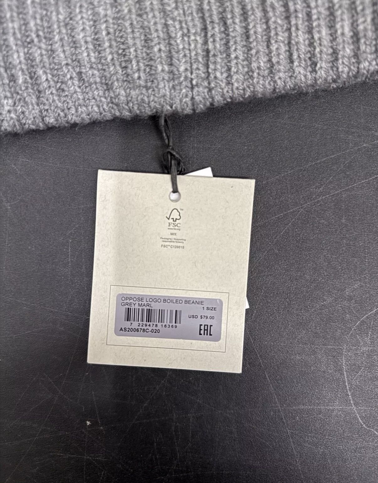 Allsaints AllSaints Embroidered Oppose Beanie - One Size Size ONE SIZE - 3 Thumbnail