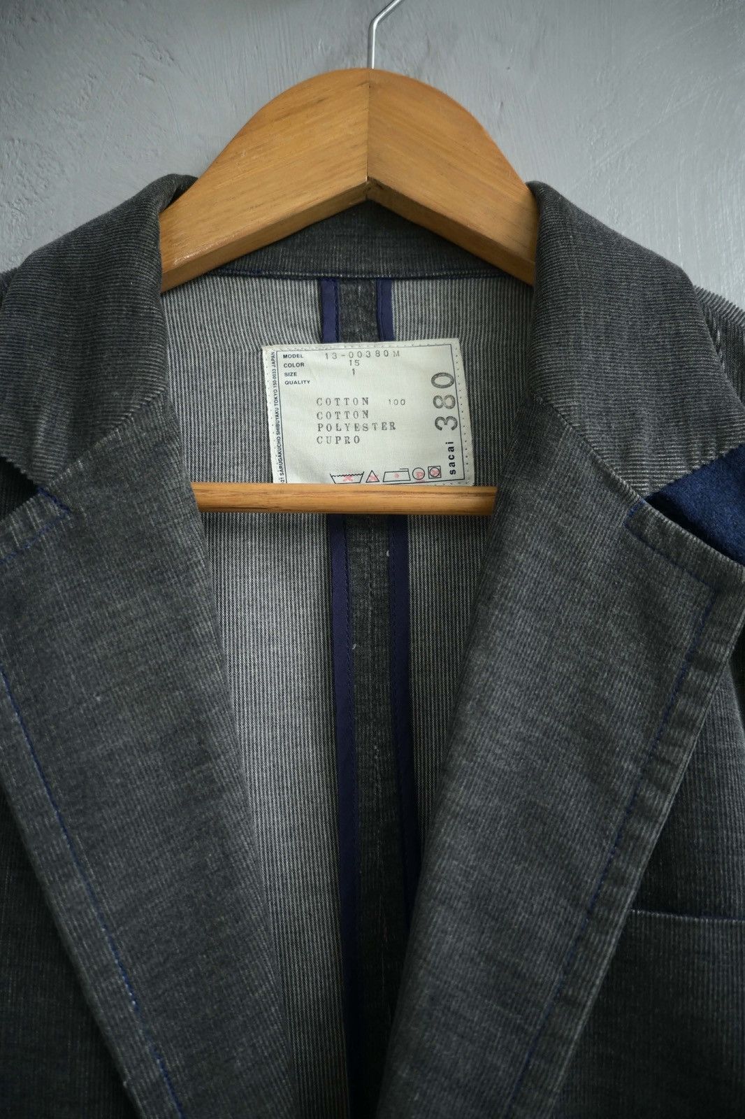 Sacai Sacai AW13 Elbow Patch Jacket Size US M / EU 48-50 / 2 - 8 Thumbnail