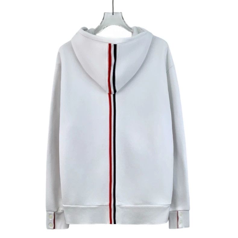 Thom Browne Thom Browne size1 Cotton hooded drawstring zipper long slee Size US S / EU 44-46 / 1 - 2 Thumbnail