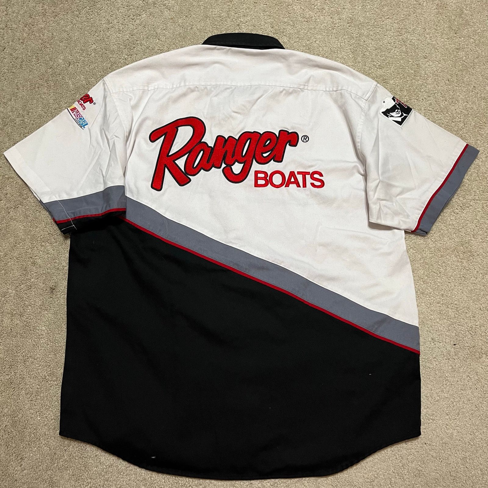 NASCAR Vintage NASCAR Racing Double Sided Embroidered Polo Shirt XL Size US XL / EU 56 / 4 - 2 Thumbnail