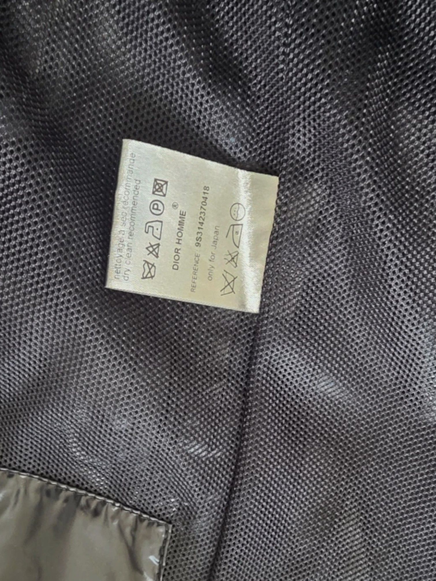Dior Dior Homme Black Gloss Polyamide Zip Jacket Size US S / EU 44-46 / 1 - 14 Thumbnail