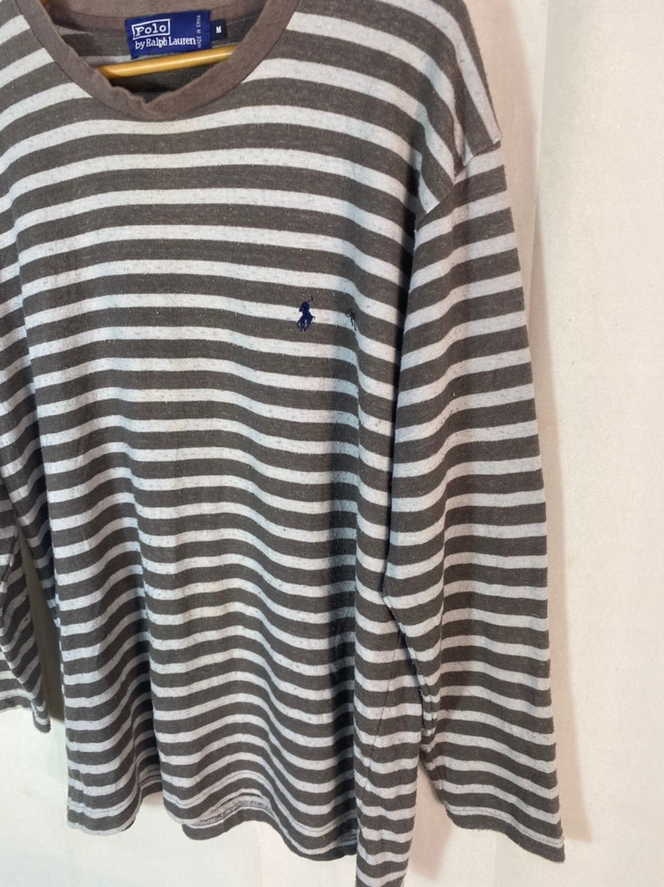 Polo Ralph Lauren Polo Ralph Lauren small logo stripe long sleeve tshirt Size US L / EU 52-54 / 3 - 3 Thumbnail
