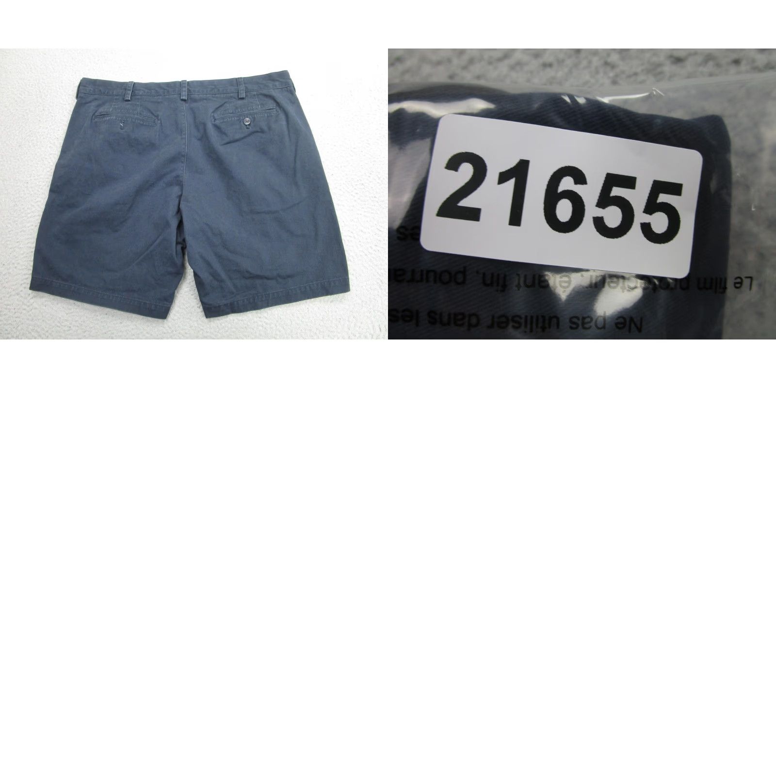 Banana Republic Banana Republic Shorts Mens 38 Navy Blue Aiden Chino Cotton Flat Front Casual Size US 38 / EU 54 - 8 Thumbnail