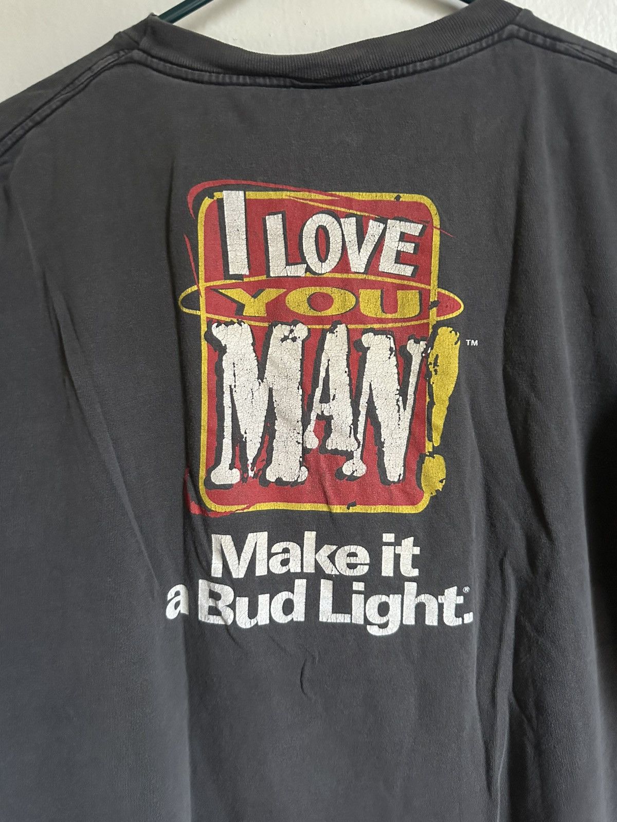 Other Vintage 1996 Bud Light “I Love You Man!” Graphic Tee Size US XL / EU 56 / 4 - 6 Thumbnail