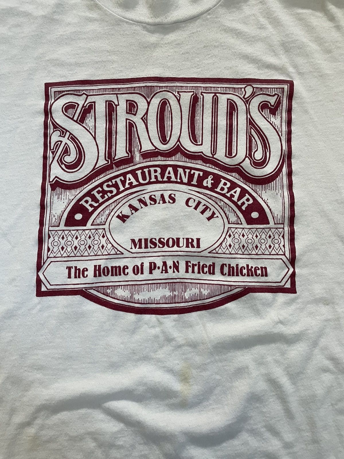 Unsound Rags Single Stitch Stroud’s Restaurant and Bar T-Shirt Size US XL / EU 56 / 4 - 4 Thumbnail