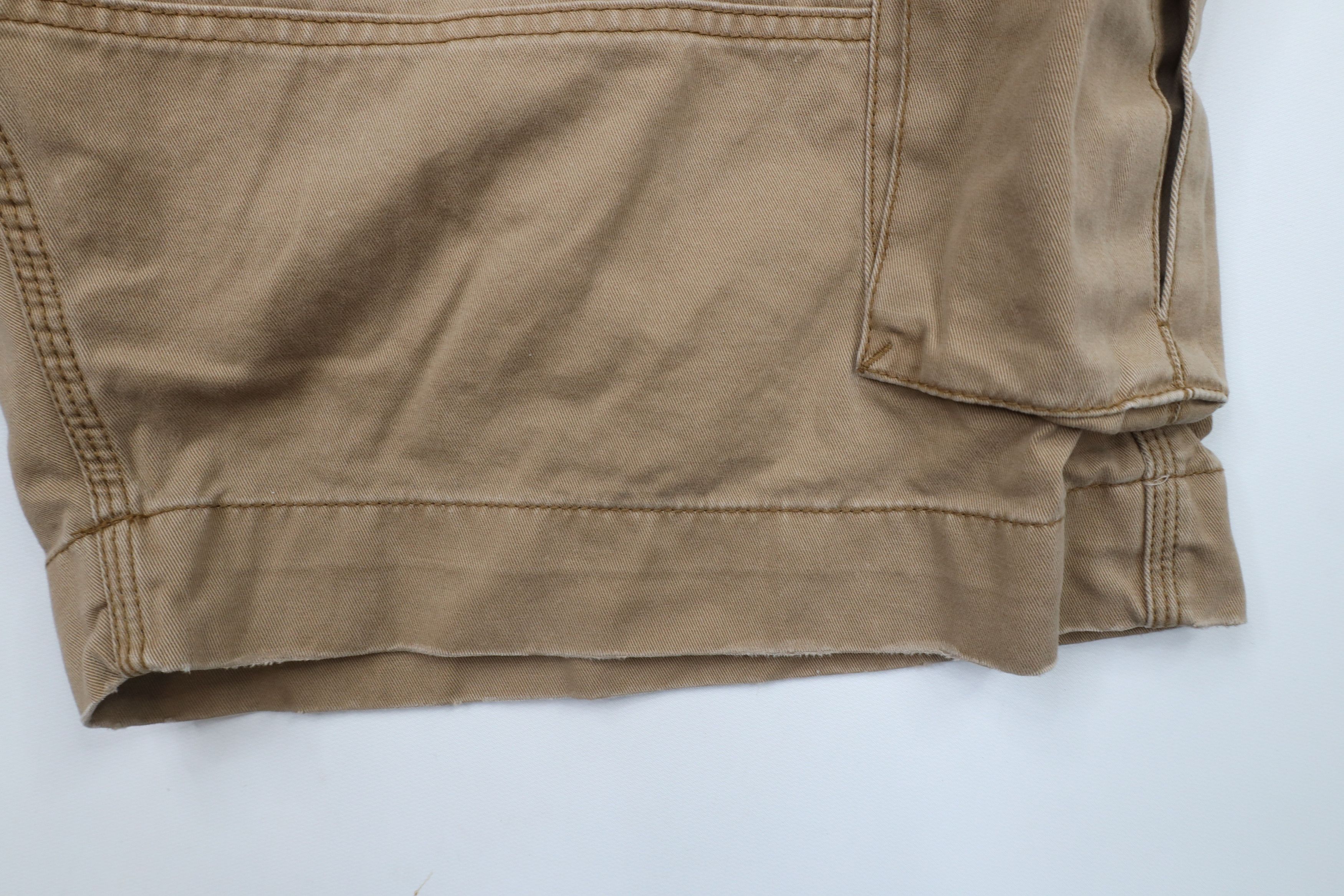 Ralph Lauren × Vintage Vintage 90s Ralph Lauren Heavyweight Shorts Brown Cotton Size US 42 / EU 58 - 8 Thumbnail
