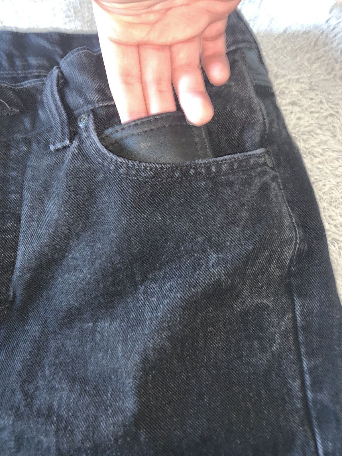 Harley Davidson Harley Davison black vintage all American jeans 31X32 Size US 31 - 4 Thumbnail