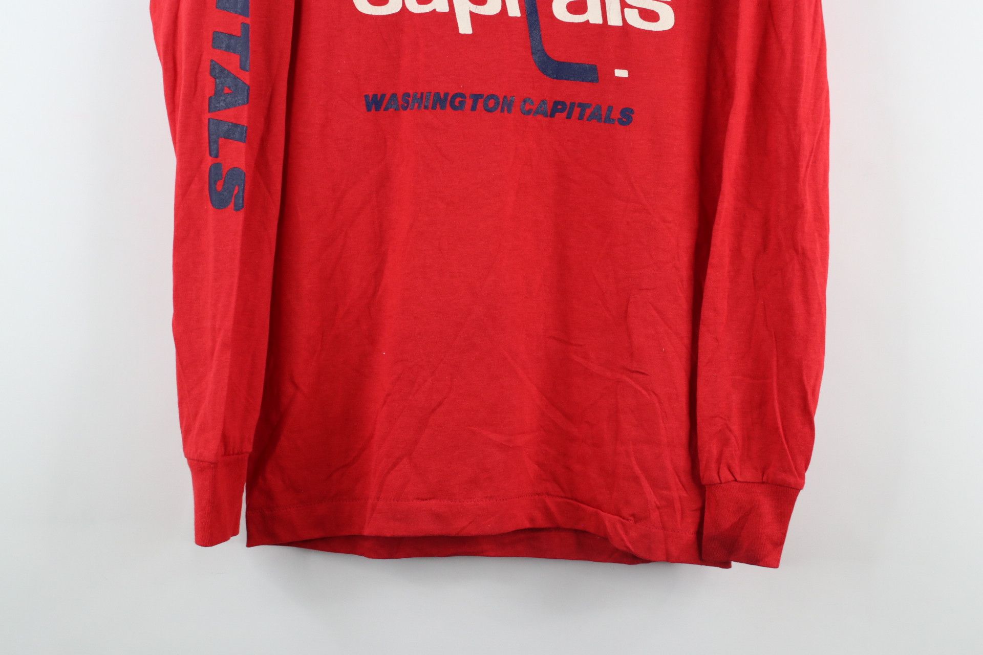 Deadstock Vintage 80s Hockey Long Sleeve T-Shirt USA