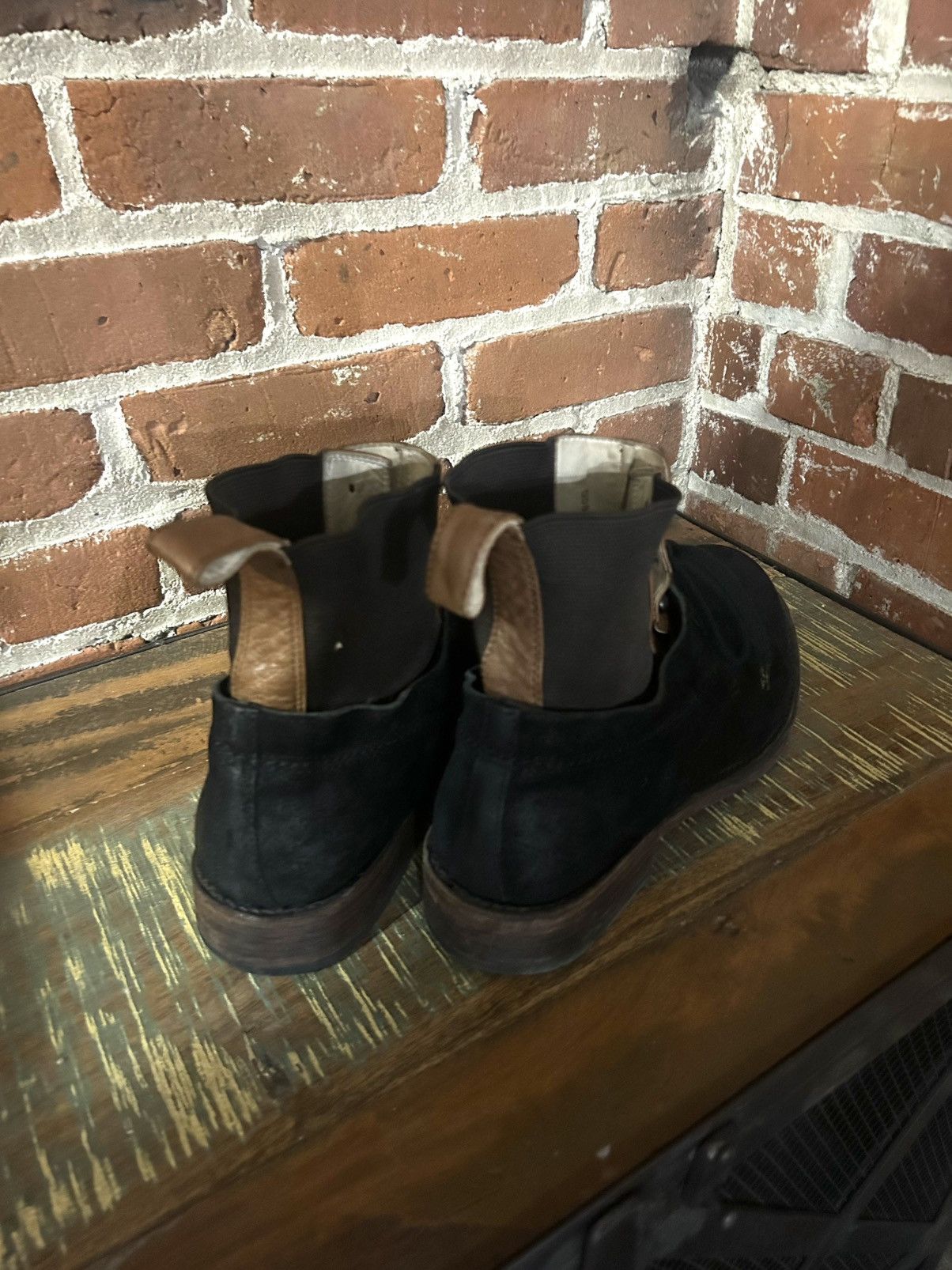 Number (N)ine SS08 “Birds” Double Layered Boots Size US 11 / EU 44 - 3 Thumbnail