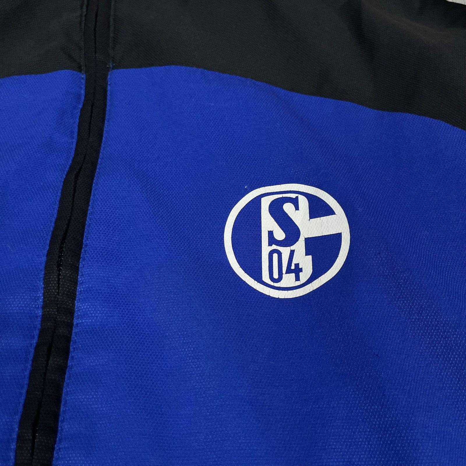 Adidas Adidas Blue Black FC Schalke 04 Football Jacket Size US S / EU 44-46 / 1 - 2 Thumbnail