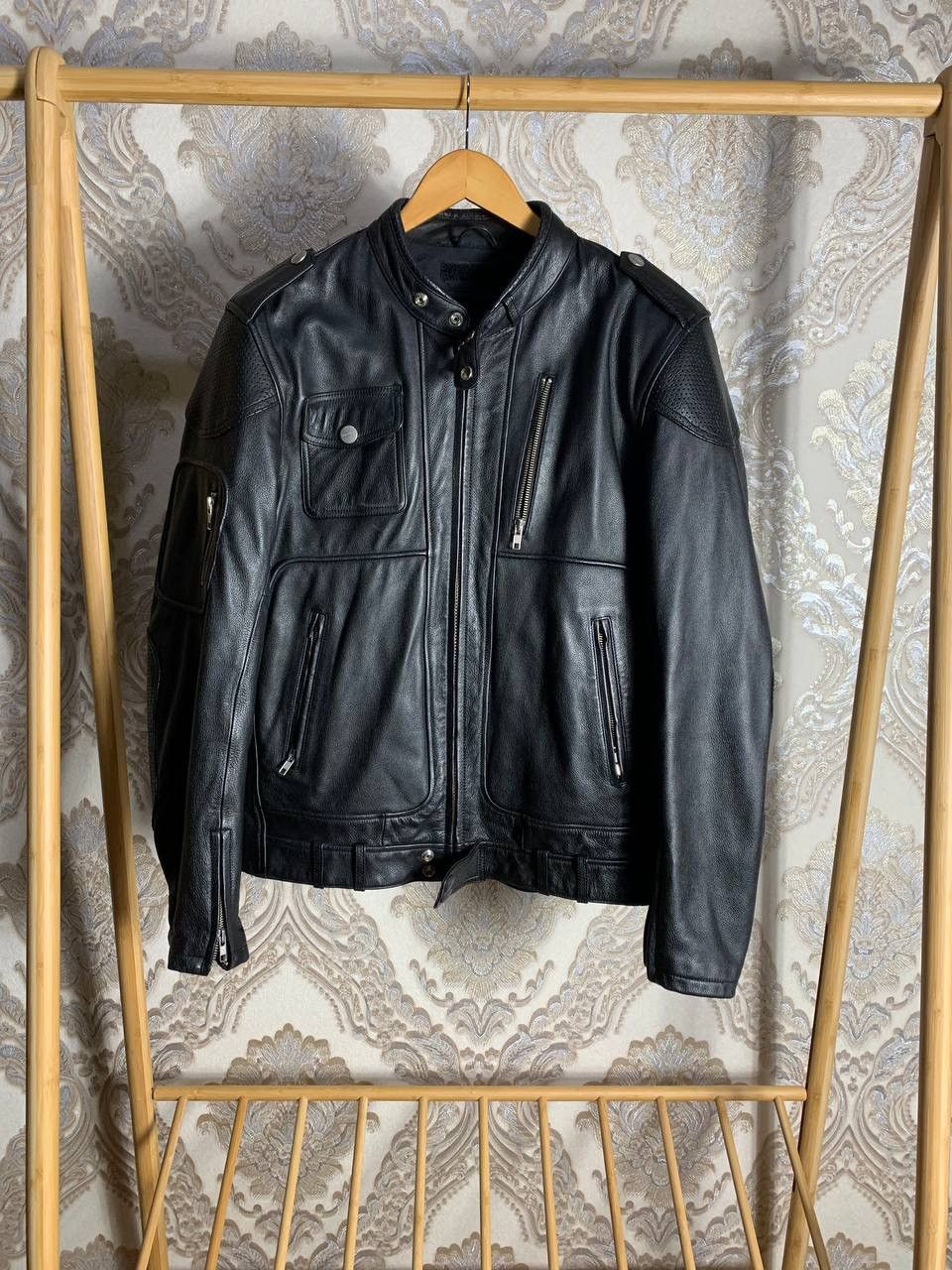 Harley Davidson × Vintage VERY RARE TRIUMPH LEATHER JACKET MOTOR CYCLES JAPAN STYLE Size US M / EU 48-50 / 2 - 1 Thumbnail