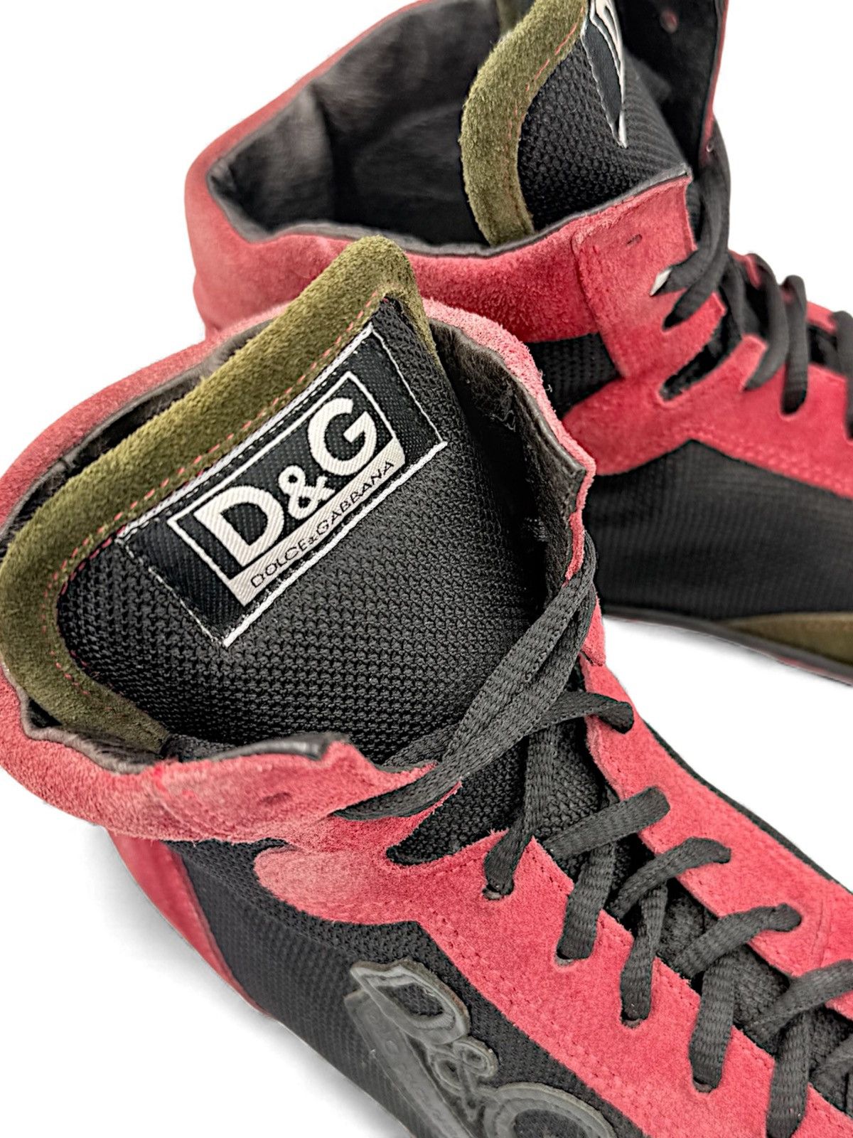 Dolce & Gabbana Dolce & Gabbana hi top boxing / moto sneakers Size US 10 / EU 43 - 8 Thumbnail