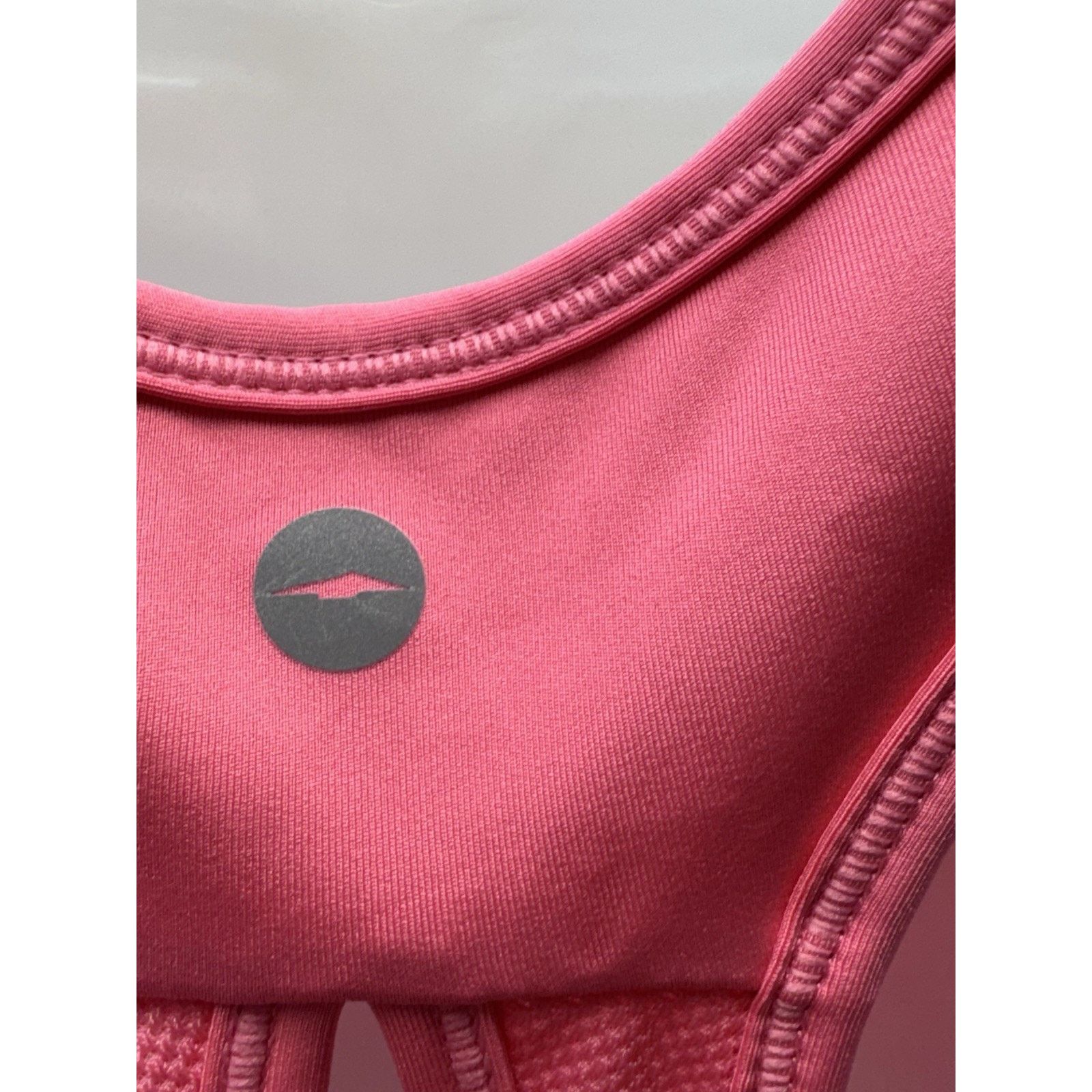 Avia AVIA Women Molded Cup Bra Size XXL (22) Hot Pink Hook Loop Size ONE SIZE - 3 Thumbnail