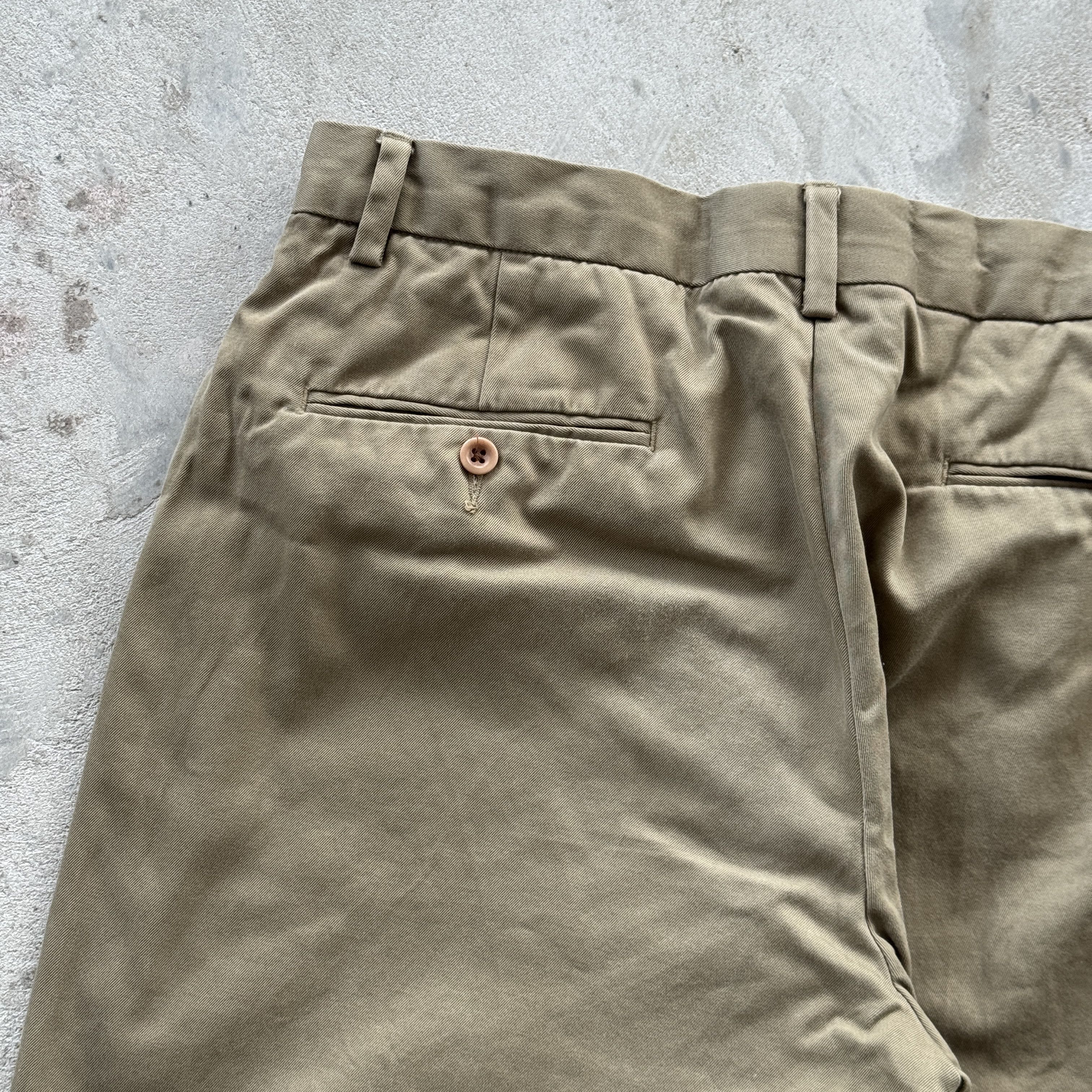 Polo Ralph Lauren Vintage Polo Ralph Lauren Beige Chino Trousers Straight Leg Size US 33 - 9 Thumbnail