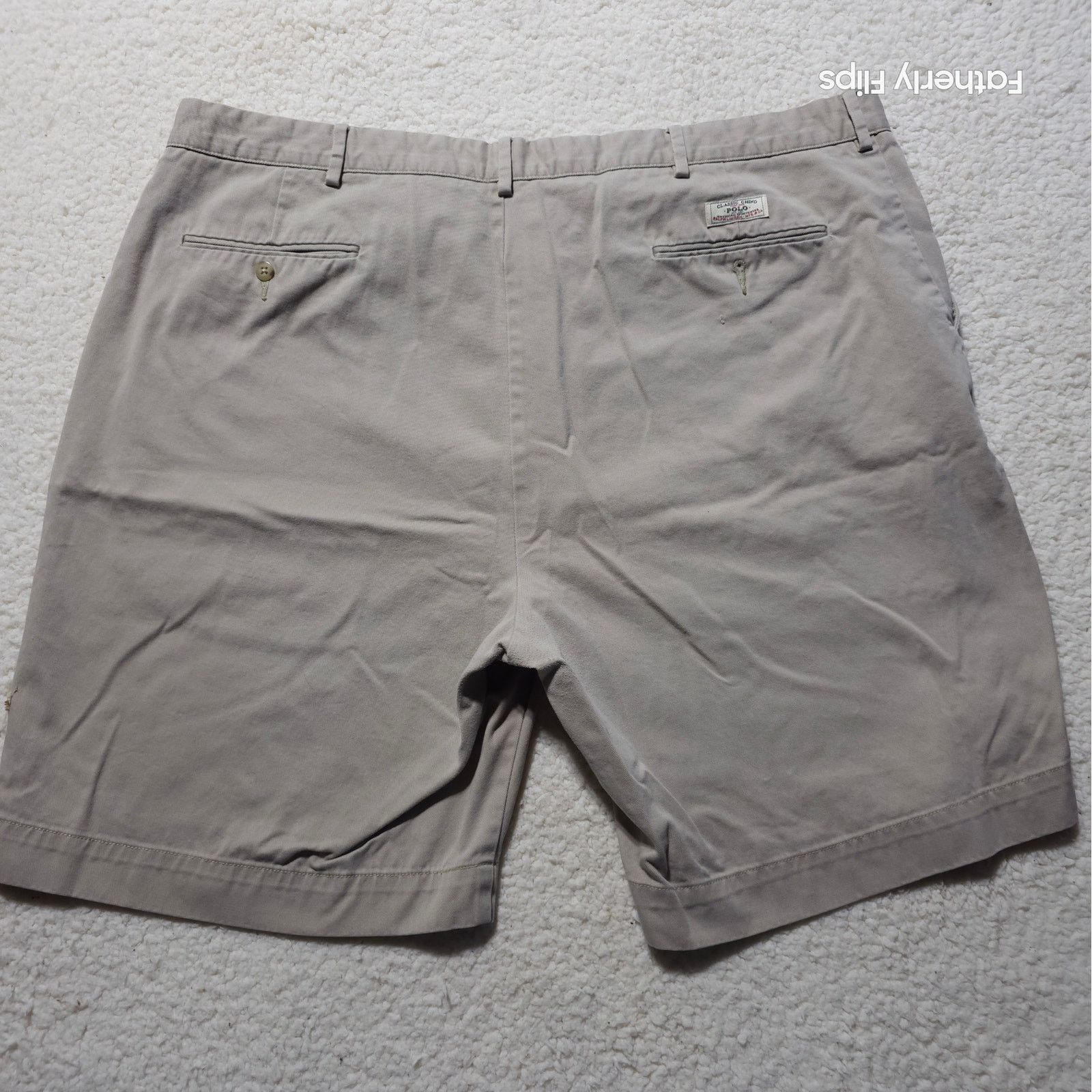 Polo Ralph Lauren Polo Ralph Lauren Prospect Shorts Mens 42 Khaki Chino Cotton Size US 42 / EU 58 - 7 Thumbnail