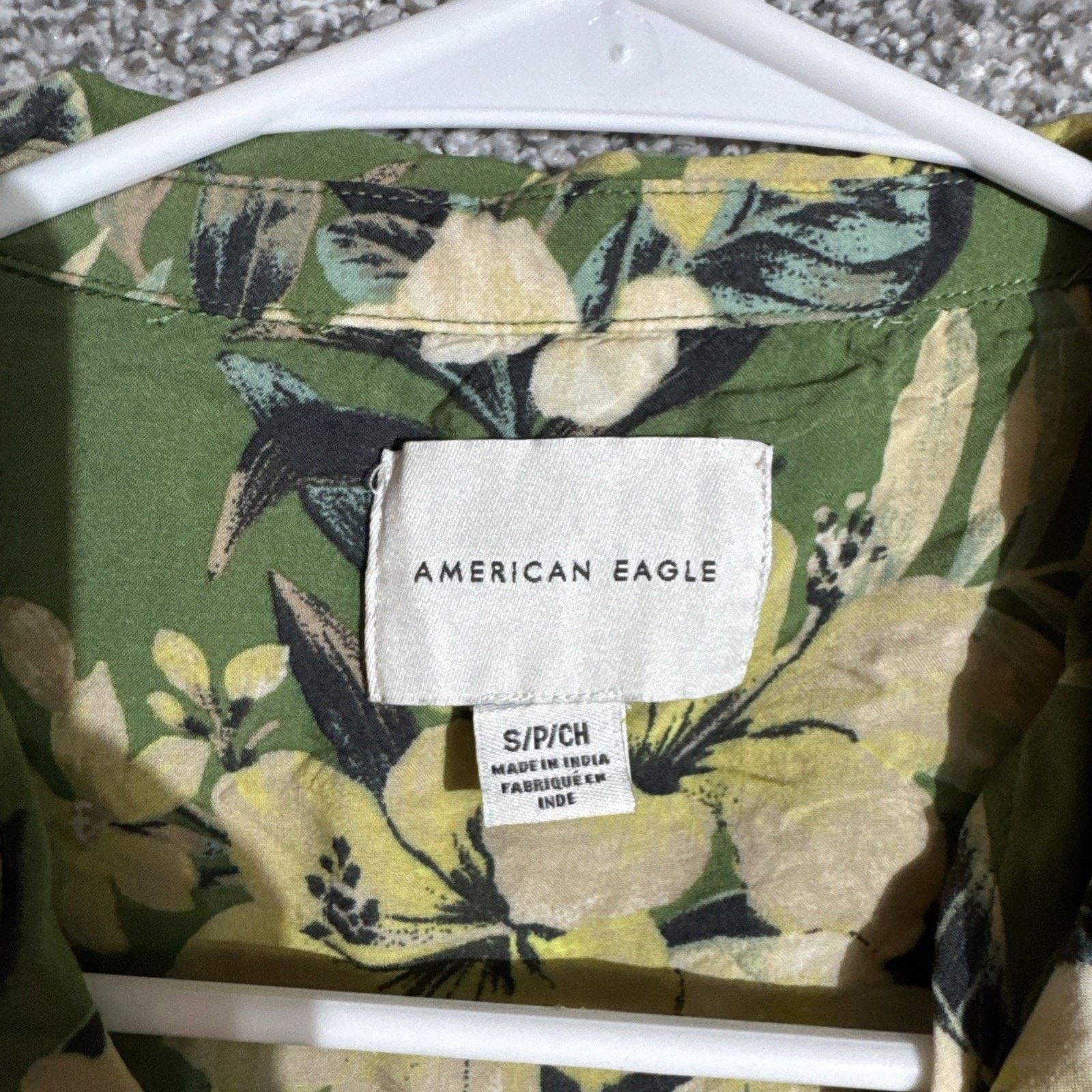 American Eagle Outfitters American Eagle Bodysuit Women S Boho Tropical Floral Chic Size S / US 4 / IT 40 - 4 Thumbnail
