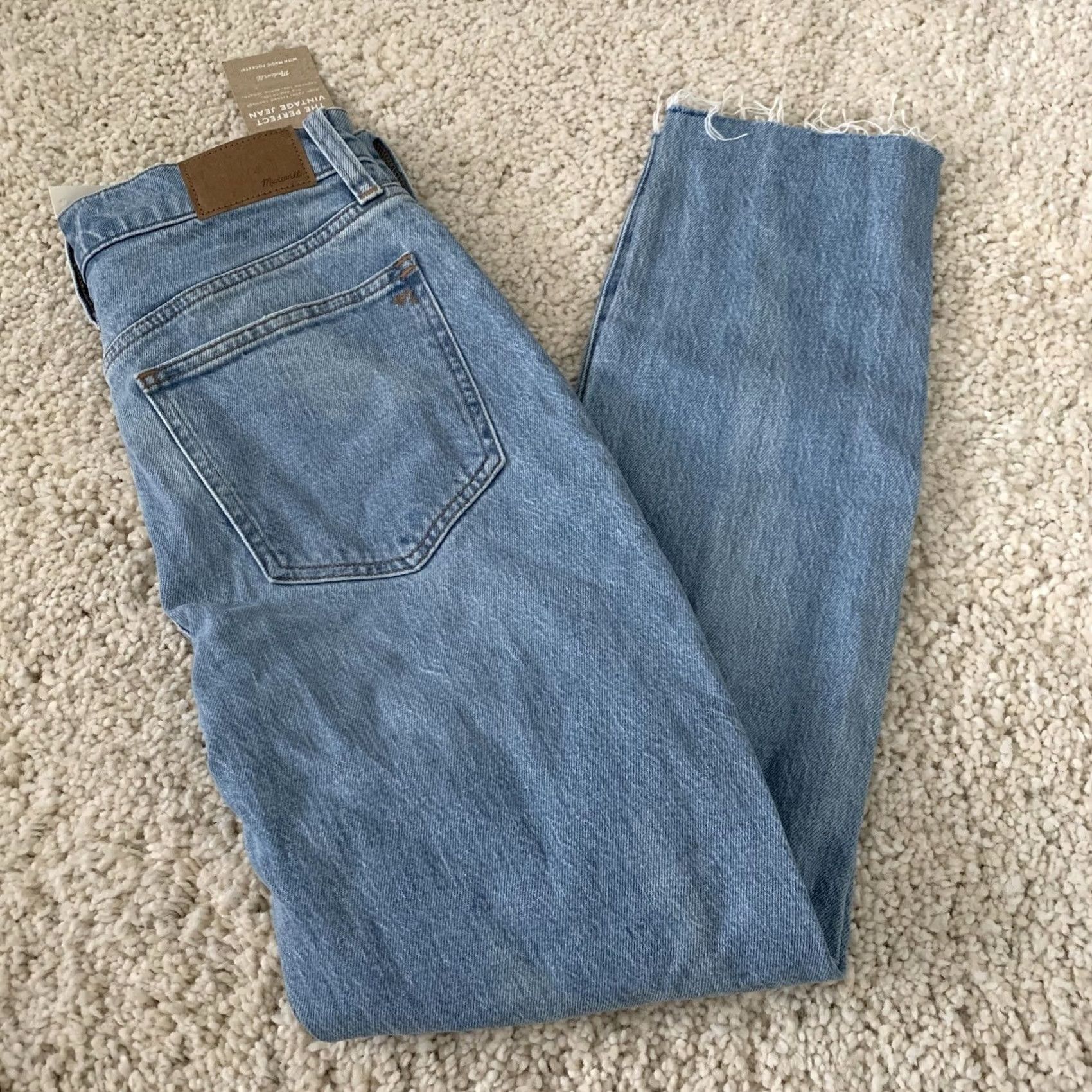 Madewell Madewell Jeans Womens 27 The Perfect Vintage Ankle High Rise Blue Denim NJ175 Size 27" / US 4 / IT 40 - 5 Thumbnail