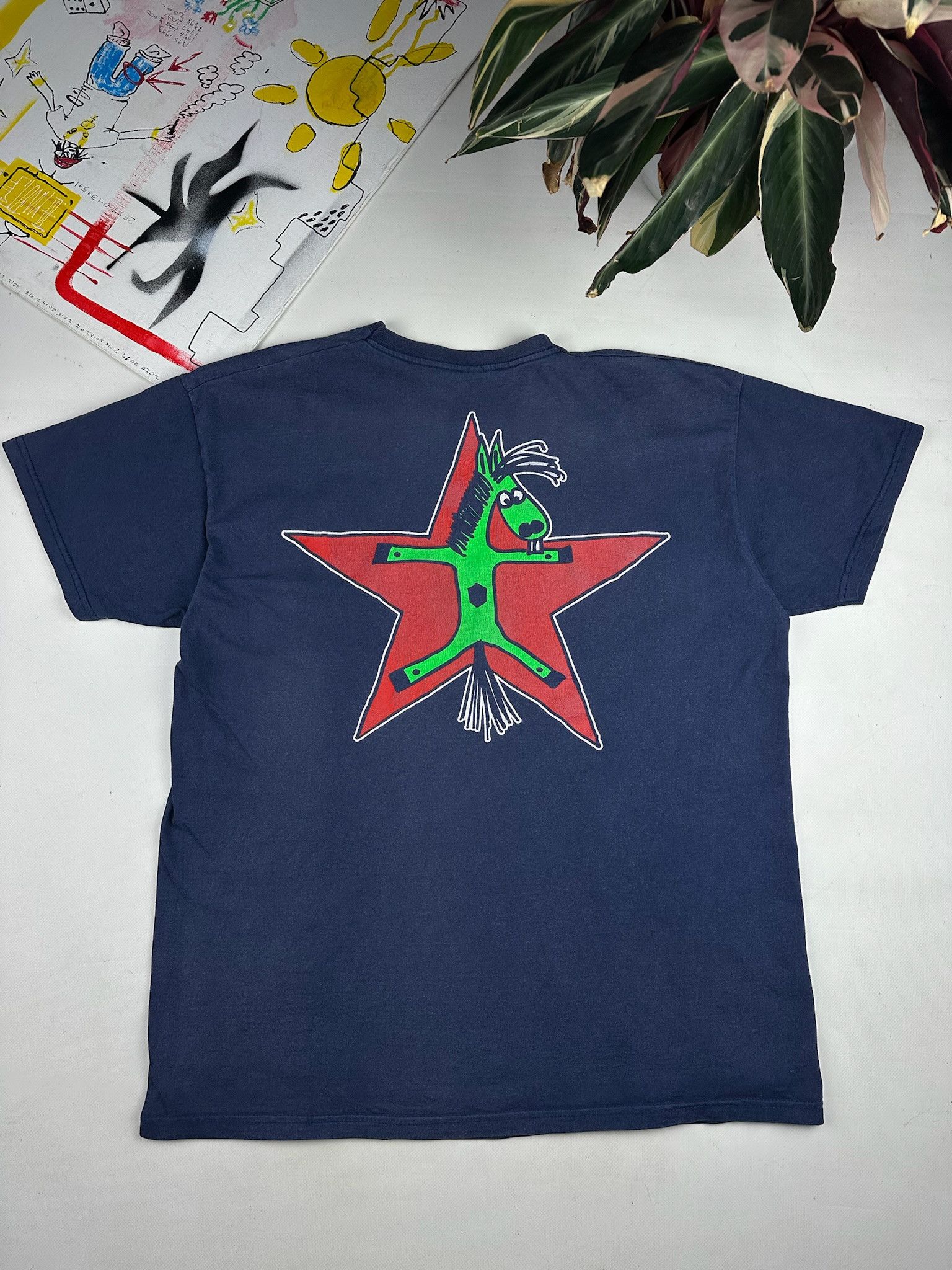 Band Tees 1994 Wizo Punk Band "Uuaarrgh!" Album Cover T Shirt Size US XL / EU 56 / 4 - 1 Thumbnail