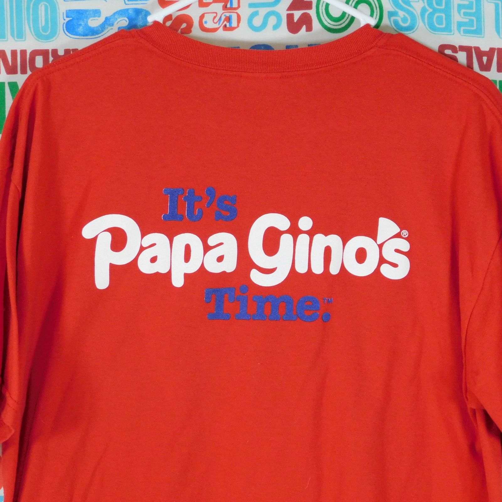 Gildan Boston Red Sox Its Papa Ginos Time Tee Size L Double Sided Size US L / EU 52-54 / 3 - 8 Thumbnail