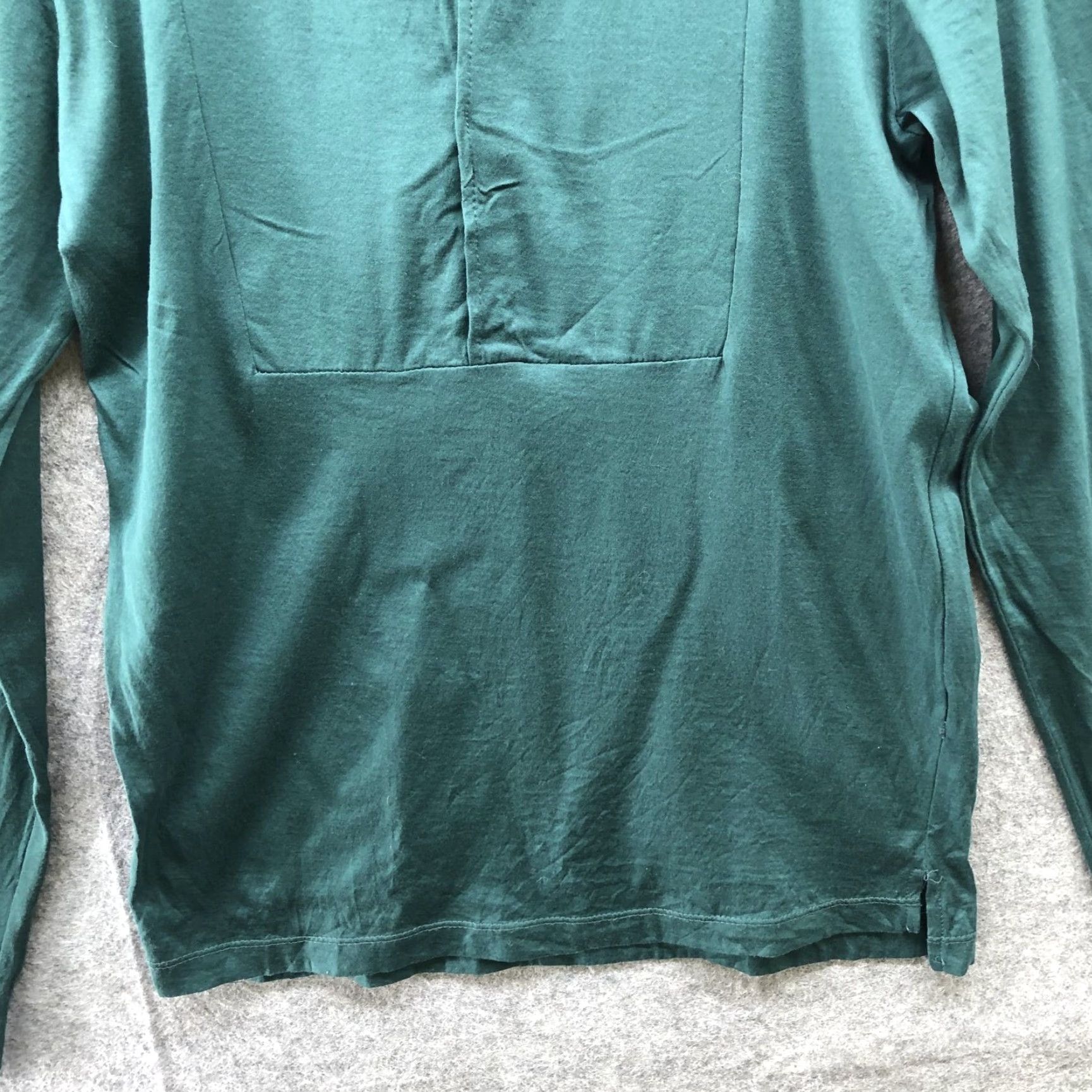 Zara Zara Blouse Womens M Green Long Sleeve Stand Collar Button Lightweight Casual Shirt Size M / US 6-8 / IT 42-44 - 4 Thumbnail