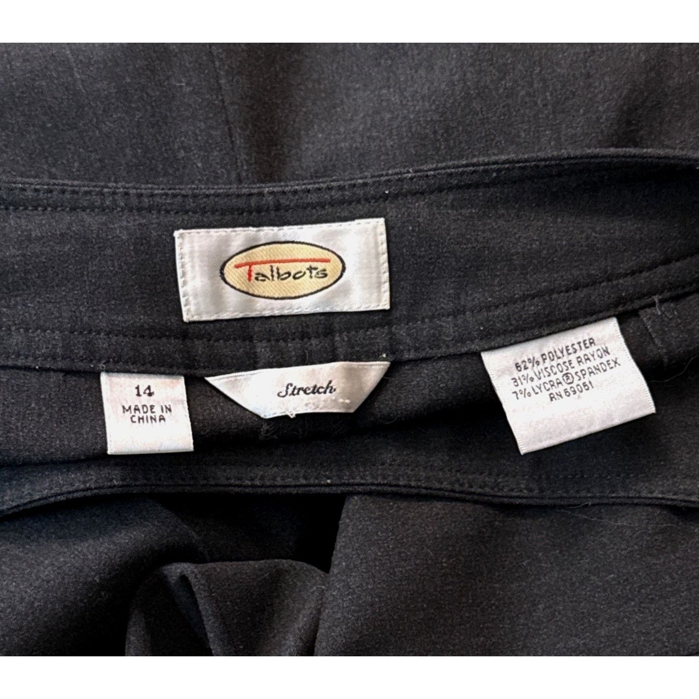 Talbots Talbots Classic Side-Zip Straight-Leg Career Dress Pants Sla Size 36" / US 14 / IT 50 - 2 Thumbnail